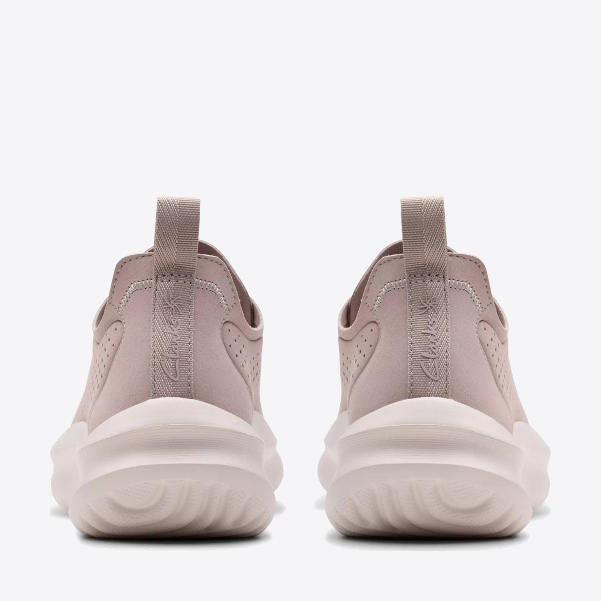 CLARKS Womens Solevana Tie Mauve Combi - Image 5