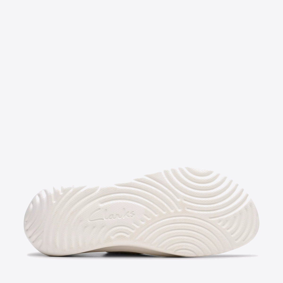 CLARKS Womens Solevana Tie Off White - Image 3