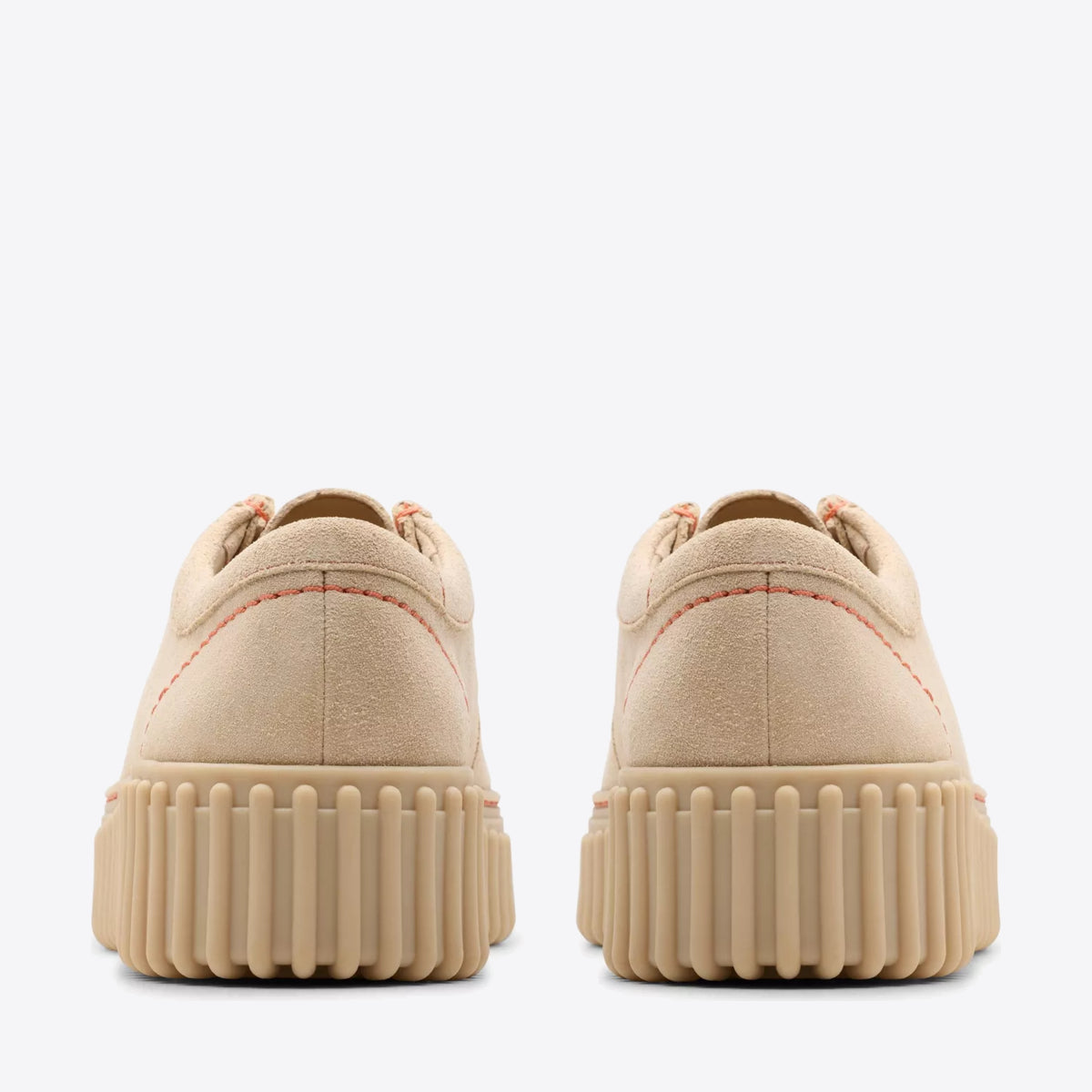 CLARKS Womens Torhill Bee Ecru Suede - Image 5