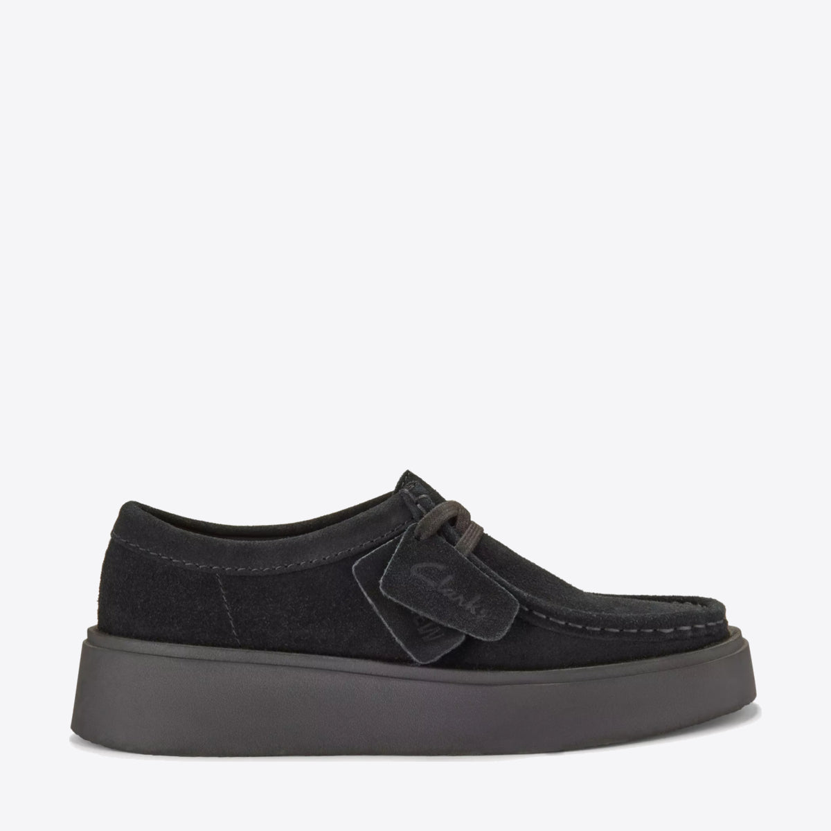 CLARKS Womens Torview Black Suede - Image 1