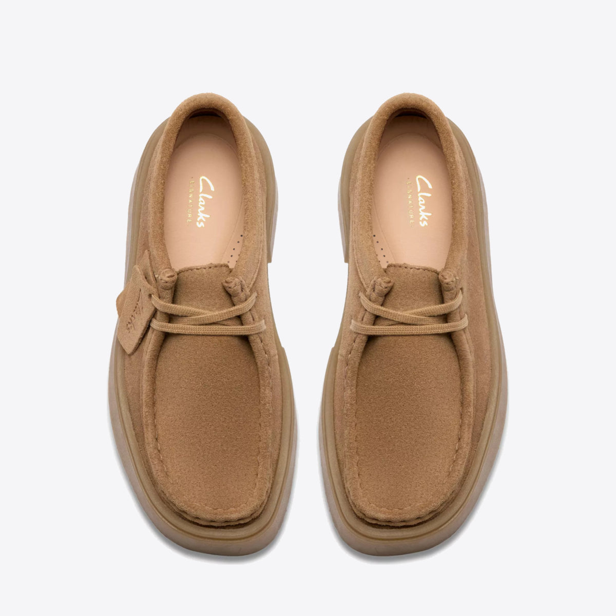 CLARKS Womens Torview Dark Sand Suede - Image 6