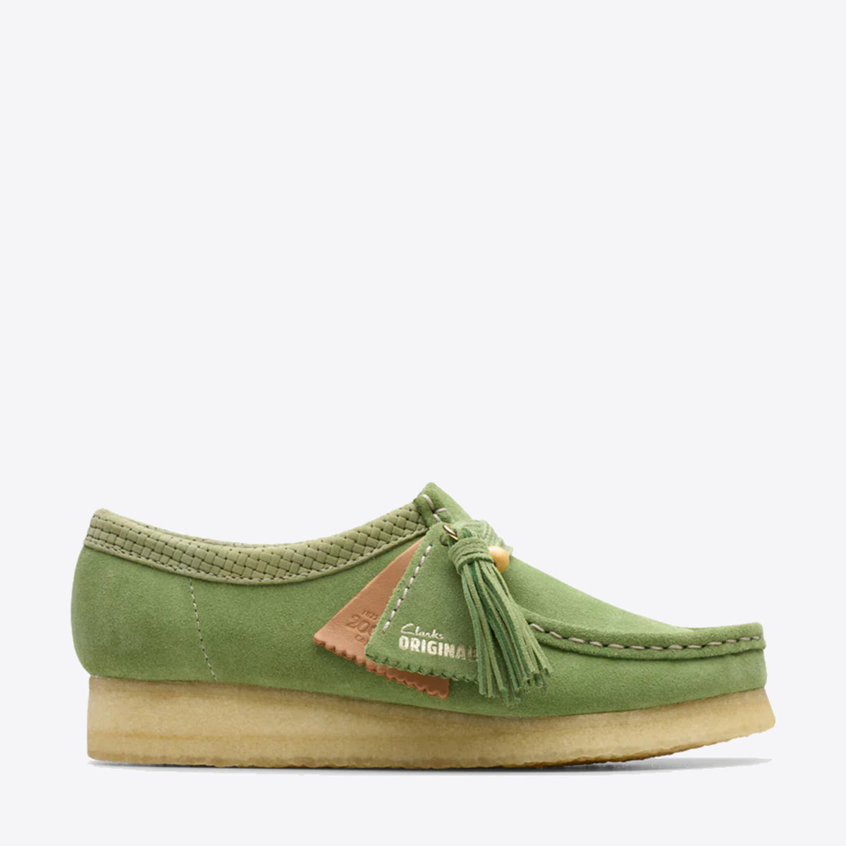 CLARKS Womens Wallabee Apple Suede - Image 1