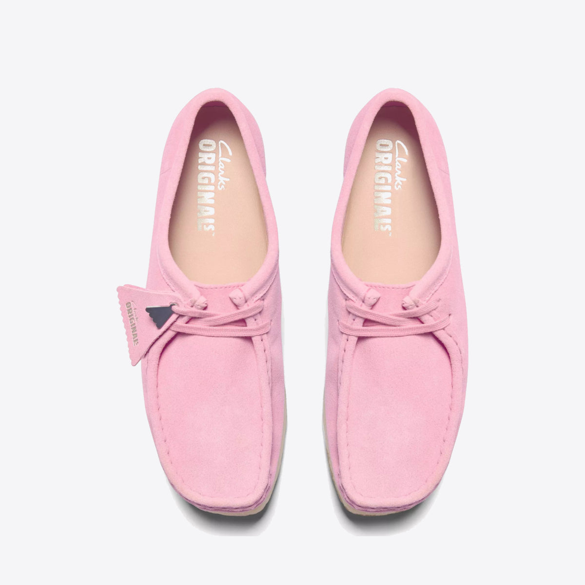 CLARKS Womens Wallabee Candy Pink - Image 6
