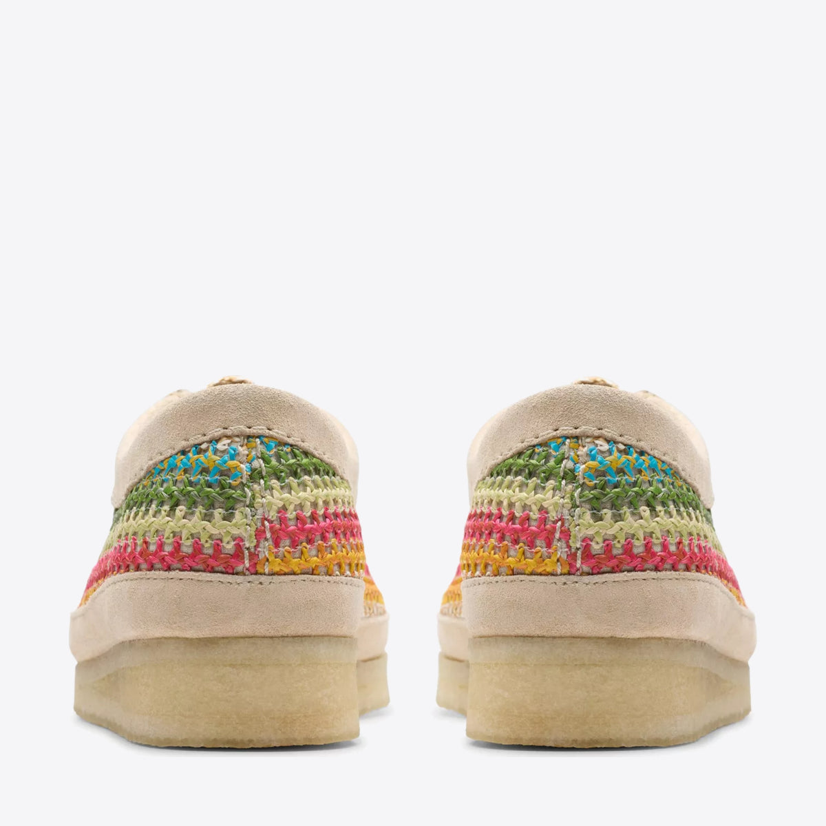CLARKS Womens Wallabee Multi Raffia - Image 5