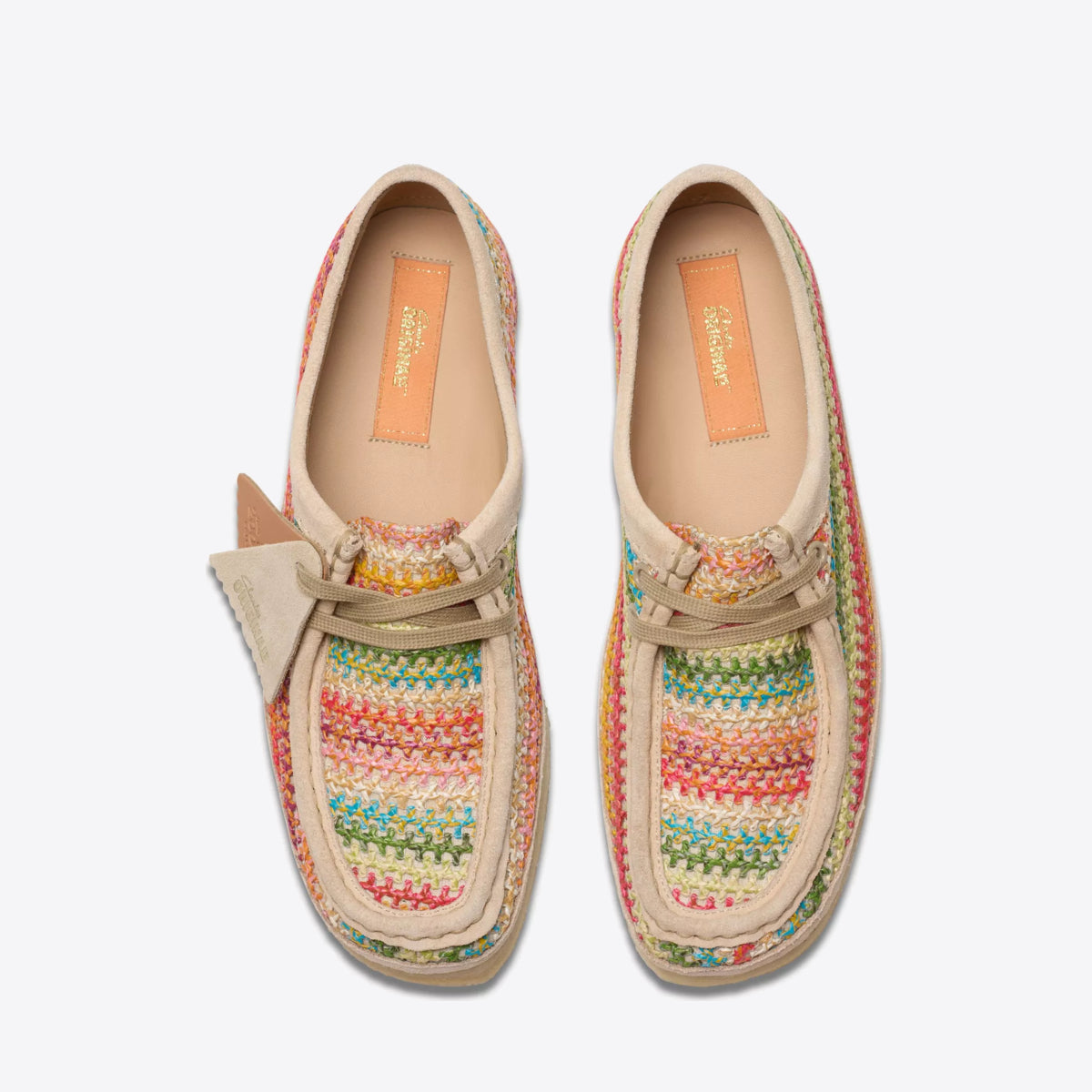 CLARKS Womens Wallabee Multi Raffia - Image 6