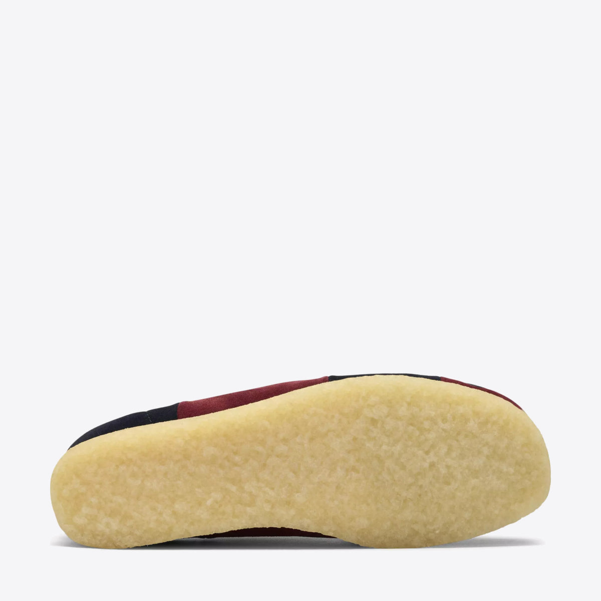 CLARKS Womens Wallabee Shoe Suede Navy Stripe - Image 0