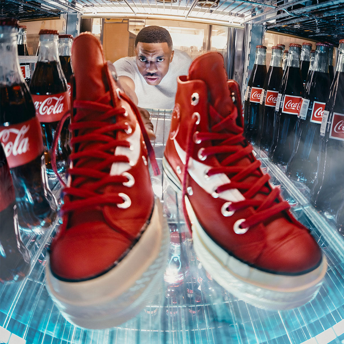 CONVERSE Chuck Taylor 70 Coca Cola Hi Racing Red/Egret/Black - Image 2