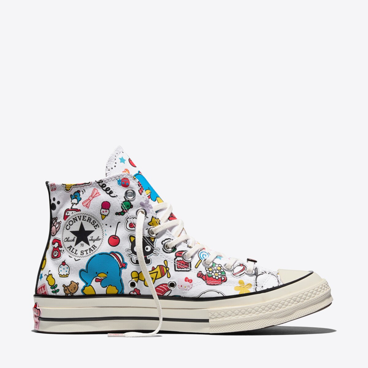 CONVERSE Chuck Taylor 70 Hello Kitty Hi White/Pink/Green - Image 0