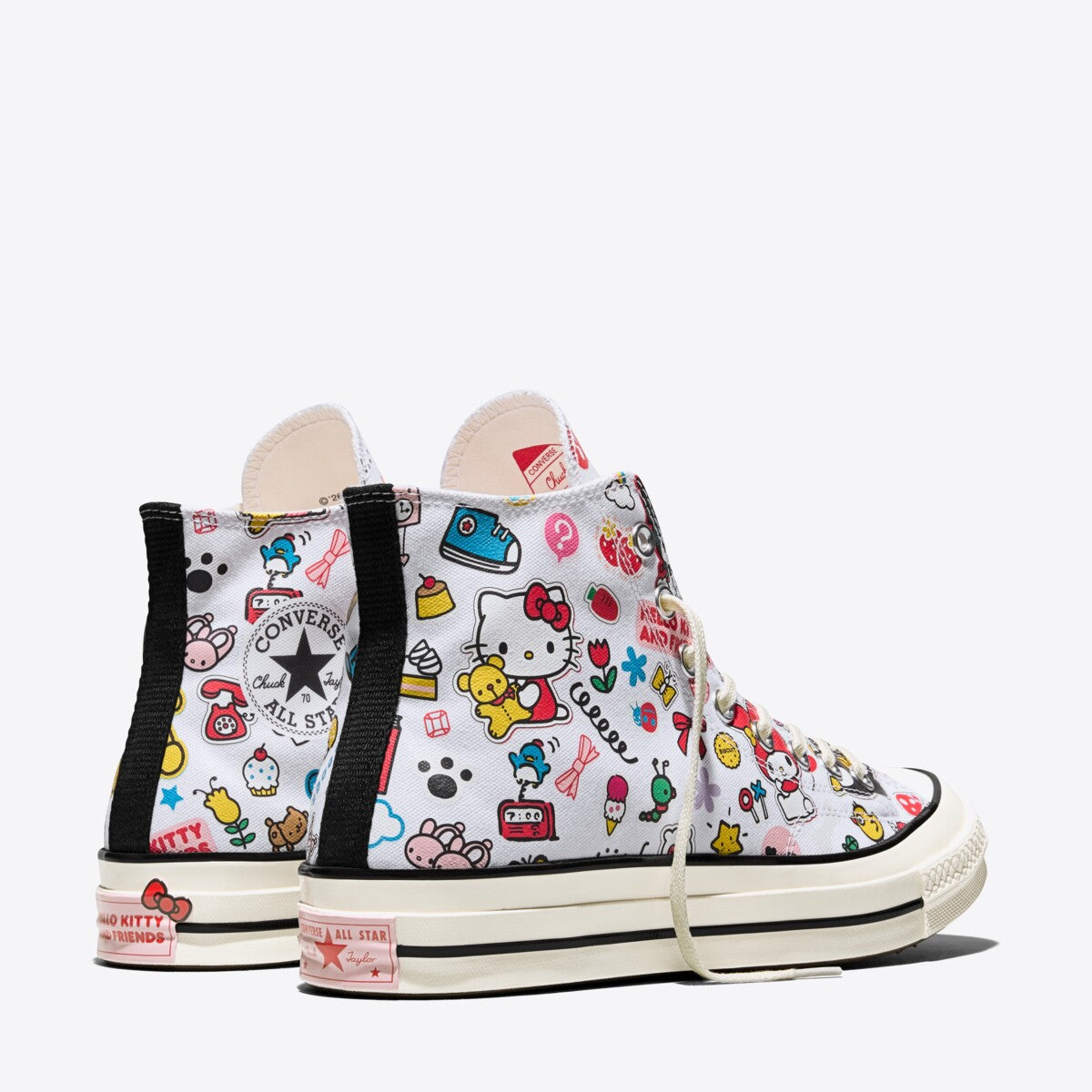 CONVERSE Chuck Taylor 70 Hello Kitty Hi White/Pink/Green - Image 0