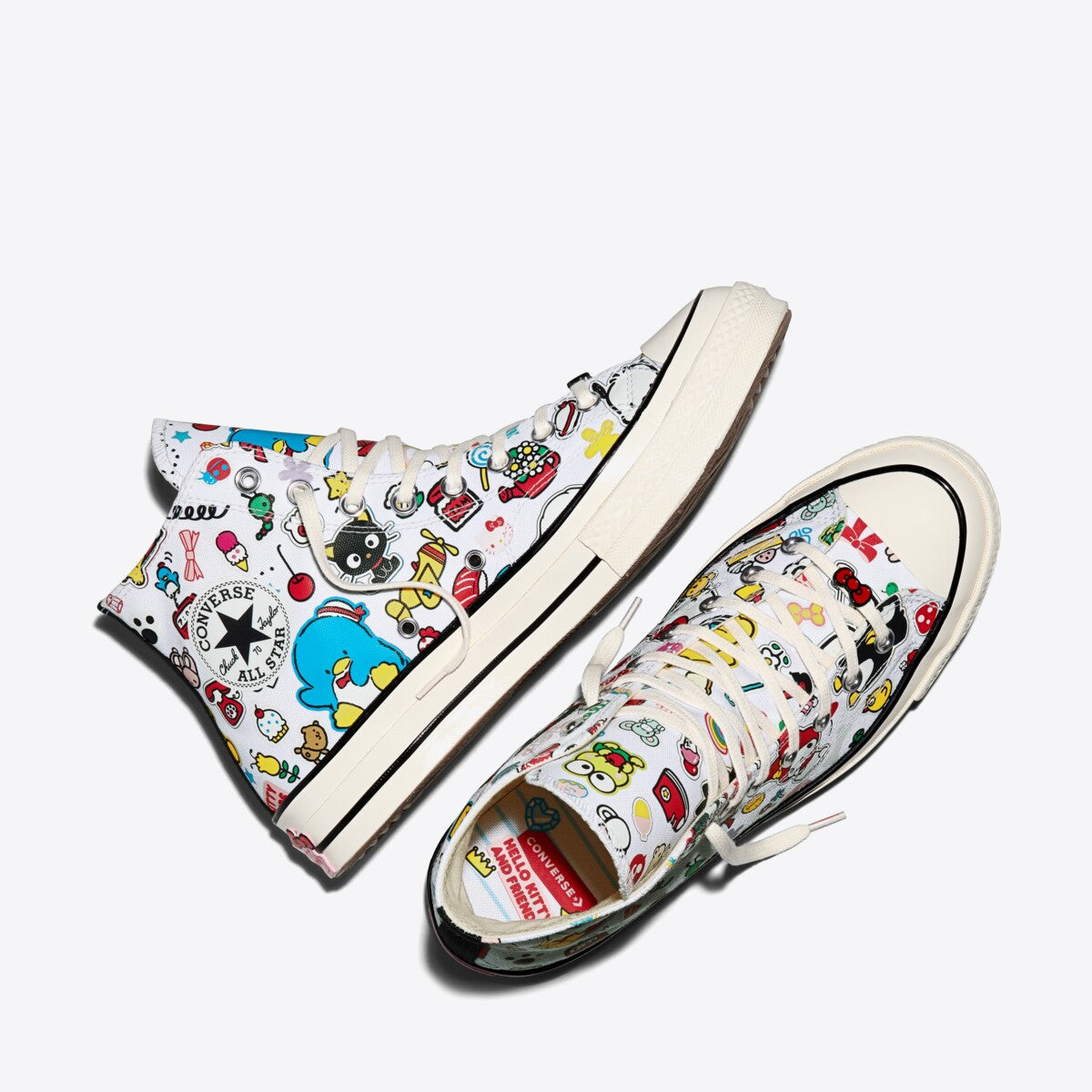 CONVERSE Chuck Taylor 70 Hello Kitty Hi White/Pink/Green - Image 0