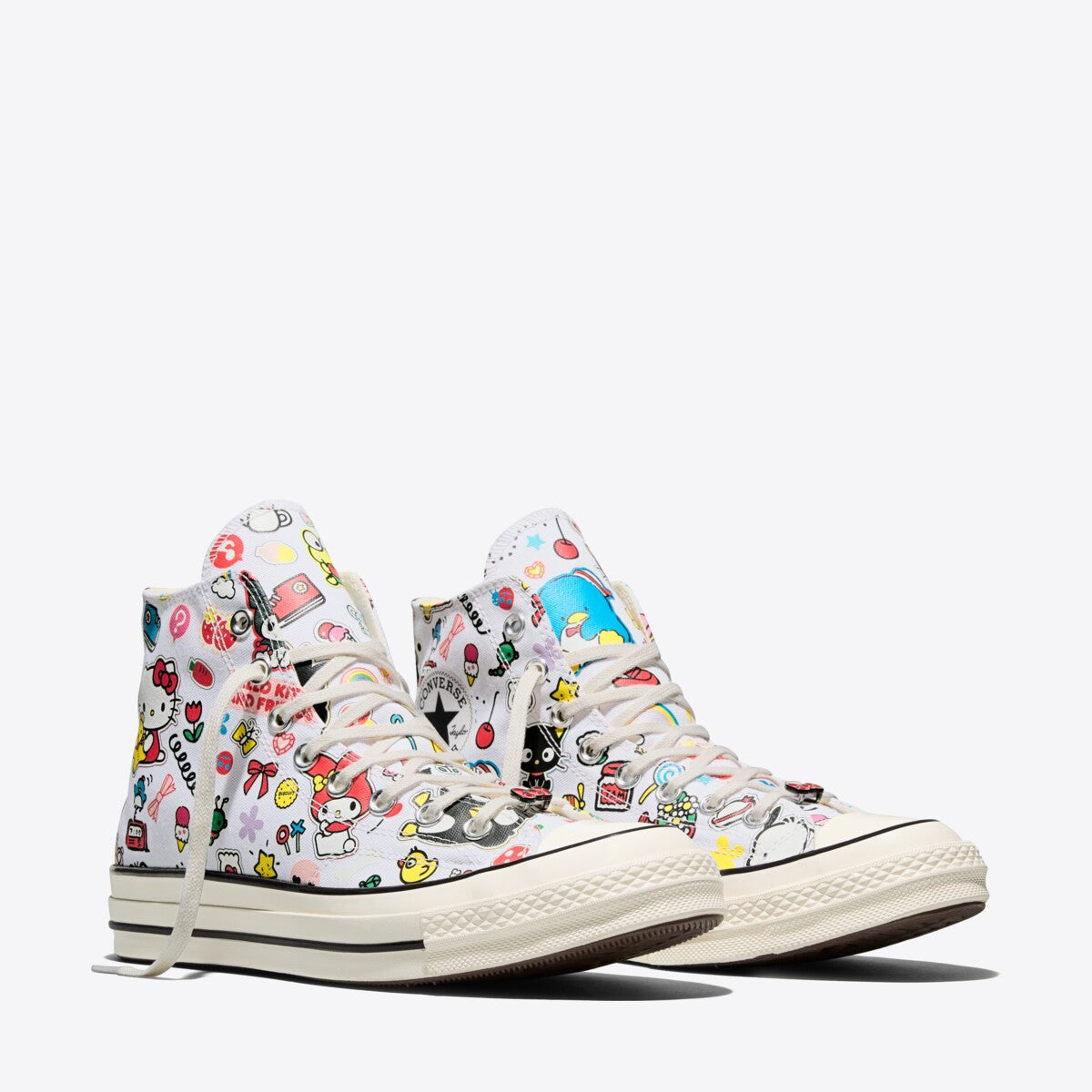 CONVERSE Chuck Taylor 70 Hello Kitty Hi White/Pink/Green - Image 0
