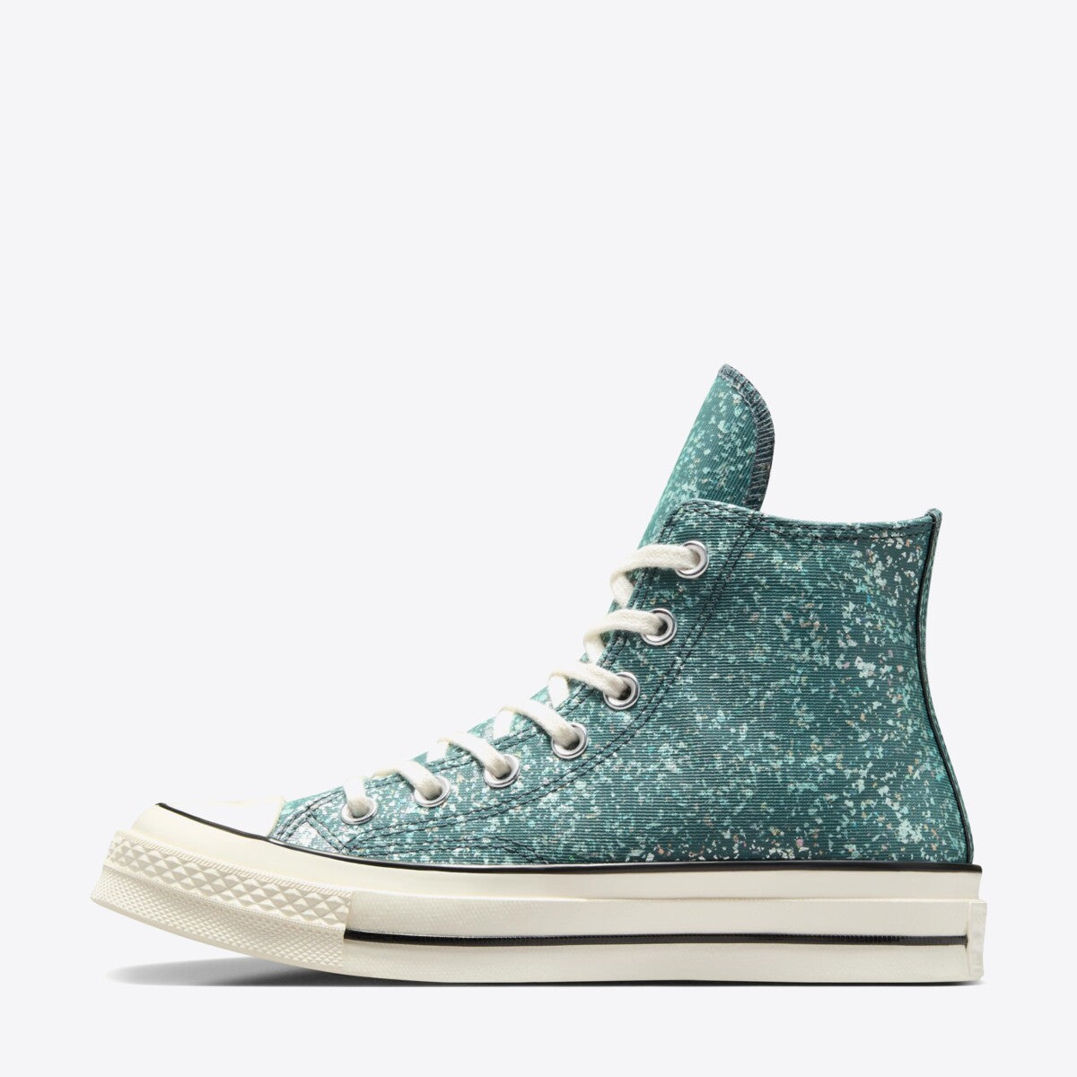 CONVERSE Chuck Taylor 70 Shinefetti Hi Newtral Teal/Egret - Image 3