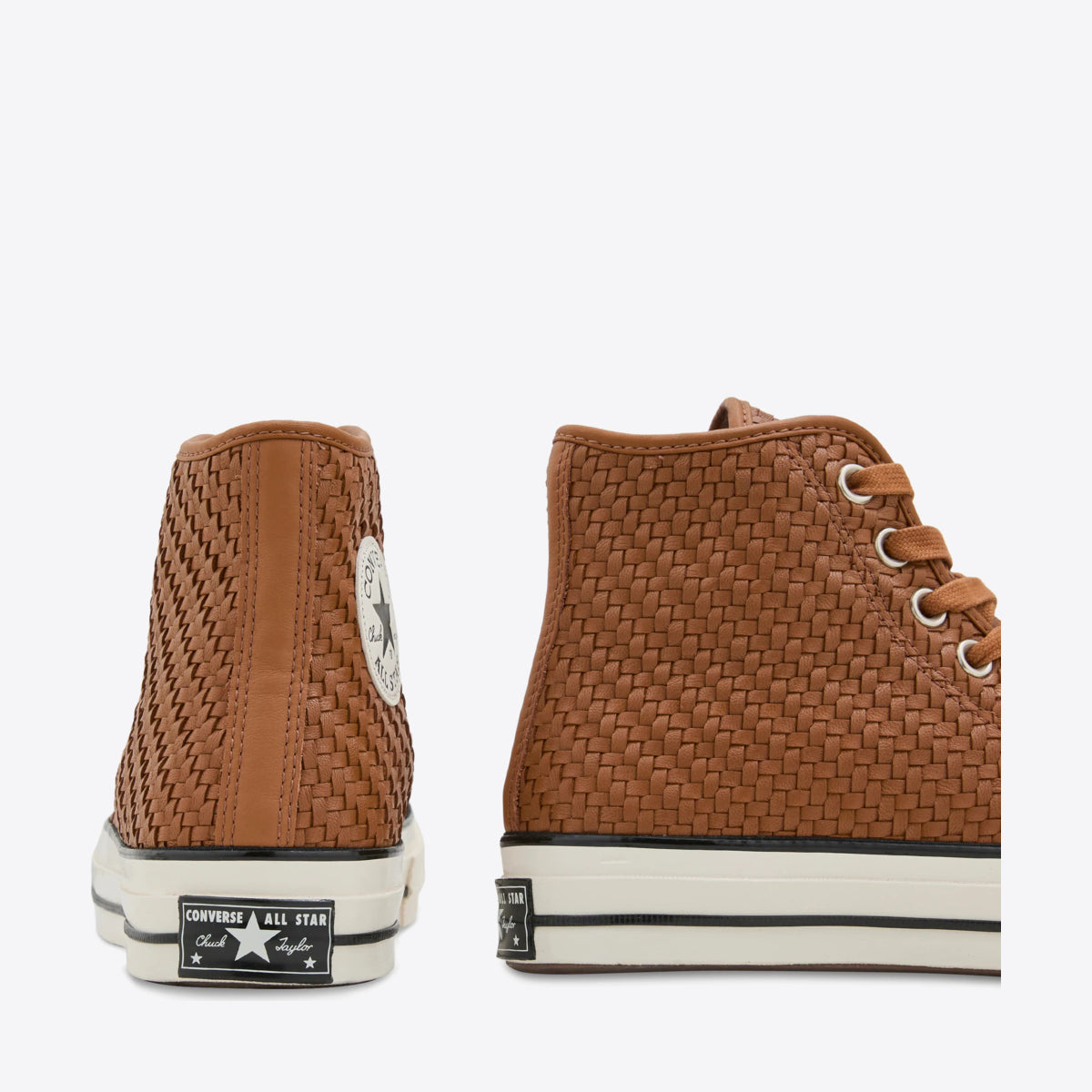CONVERSE Chuck Taylor 70 Woven Hi Warm Tan/Egret/Black - Image 0