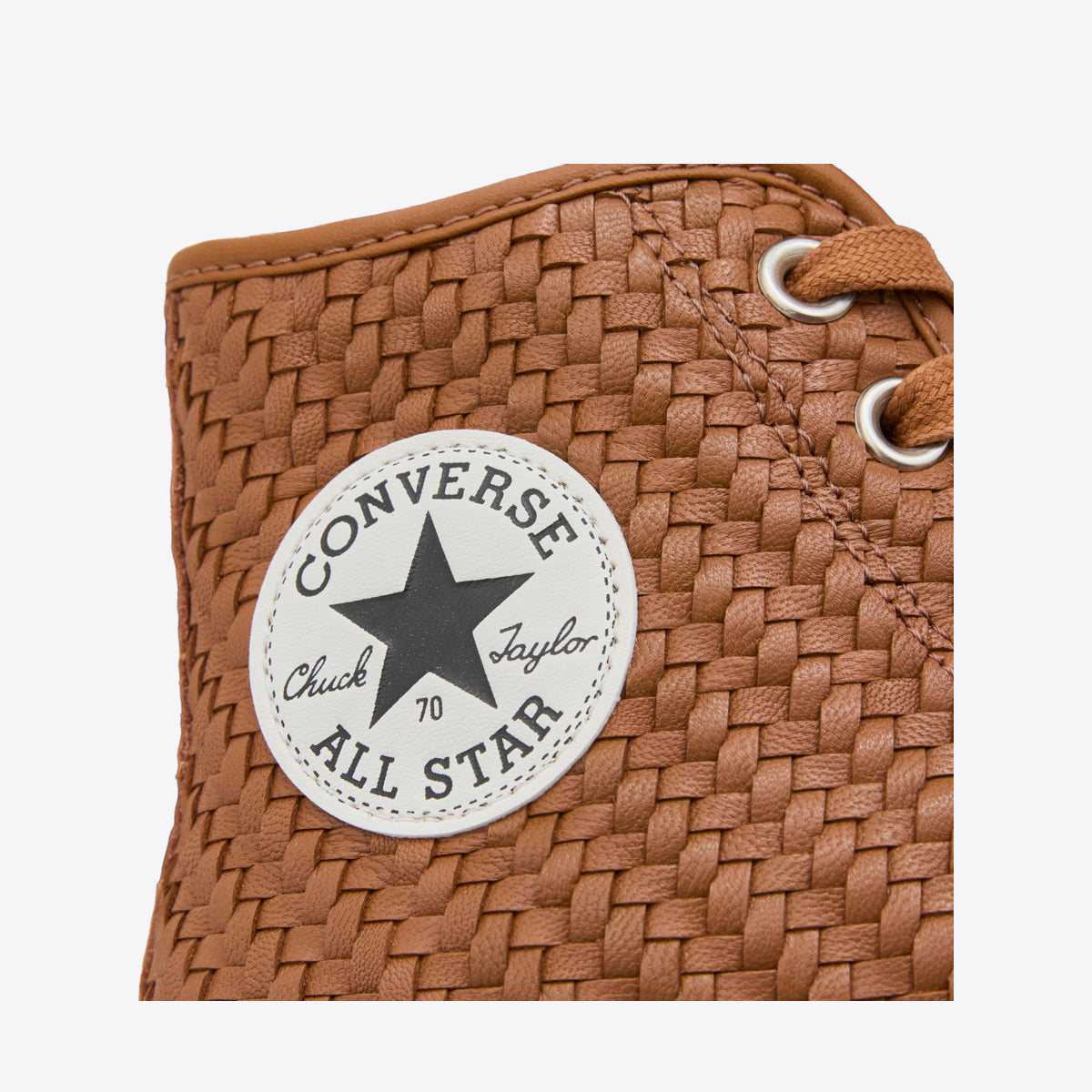 CONVERSE Chuck Taylor 70 Woven Hi Warm Tan/Egret/Black - Image 0