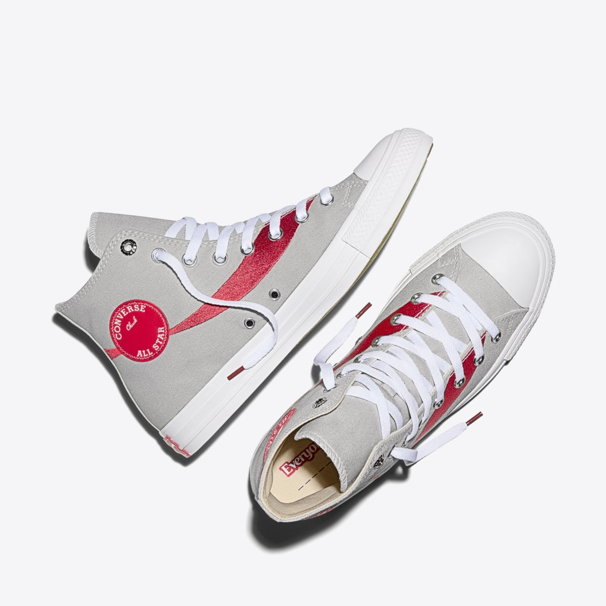 CONVERSE Chuck Taylor Coca Cola Hi Monsoon Mist/Racing Red/White - Image 4