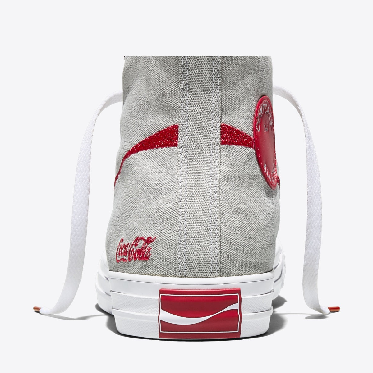 CONVERSE Chuck Taylor Coca Cola Hi Monsoon Mist/Racing Red/White - Image 7