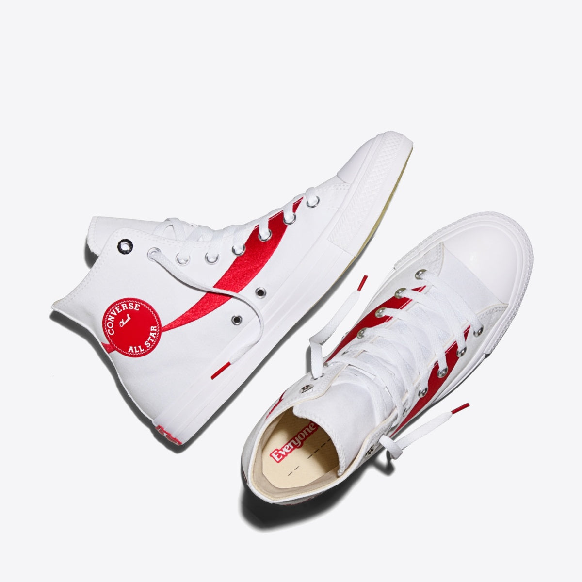 CONVERSE Chuck Taylor Coca Cola Hi White/Racing Red/White - Image 4