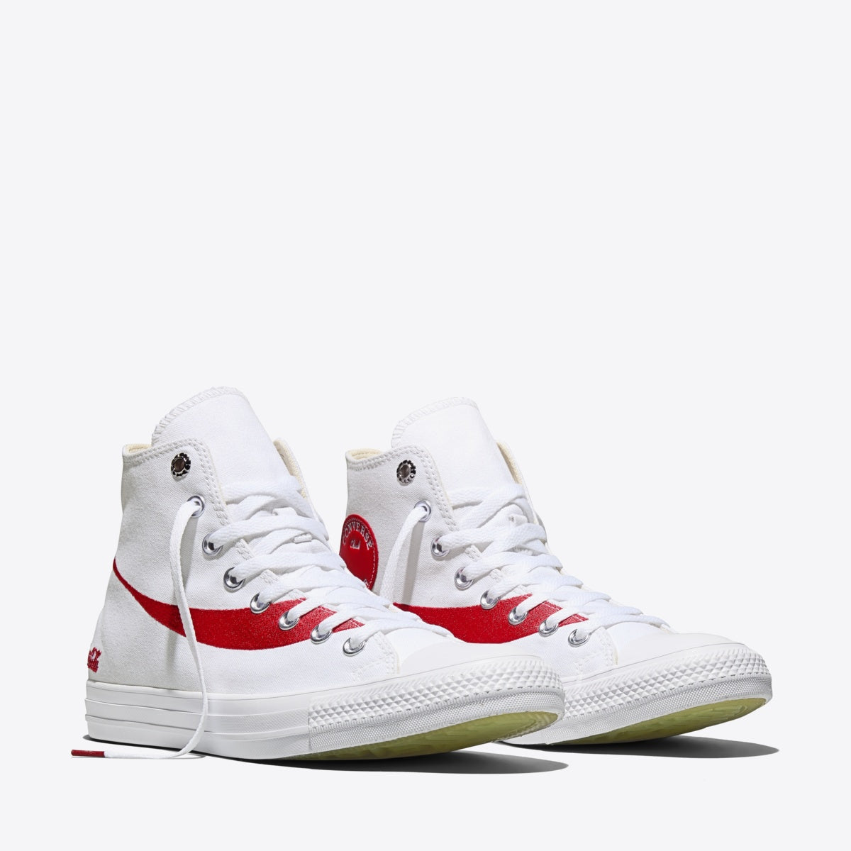 CONVERSE Chuck Taylor Coca Cola Hi White/Racing Red/White - Image 5