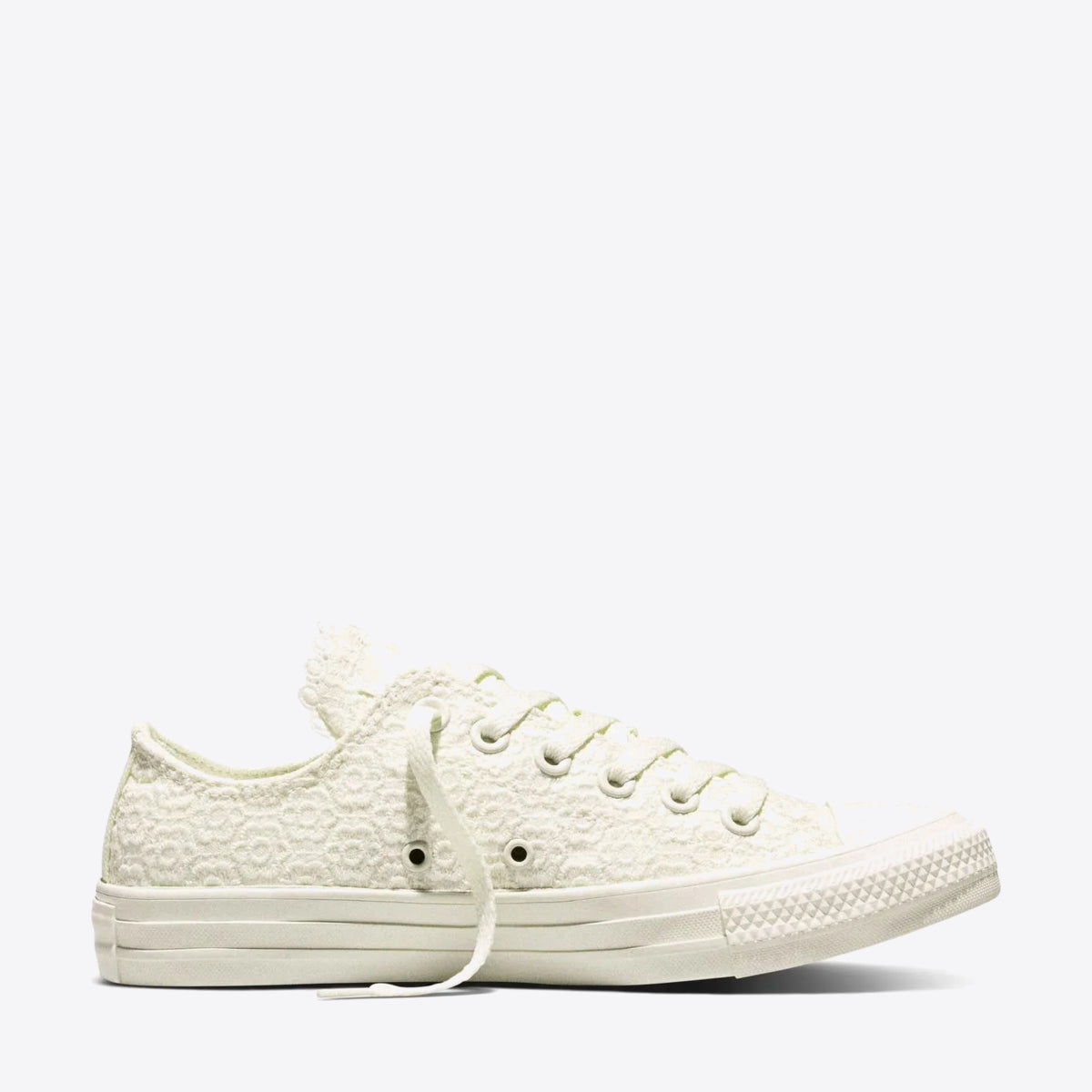 CONVERSE Chuck Taylor Crochet Floral Egret/Vintage White - Image 0
