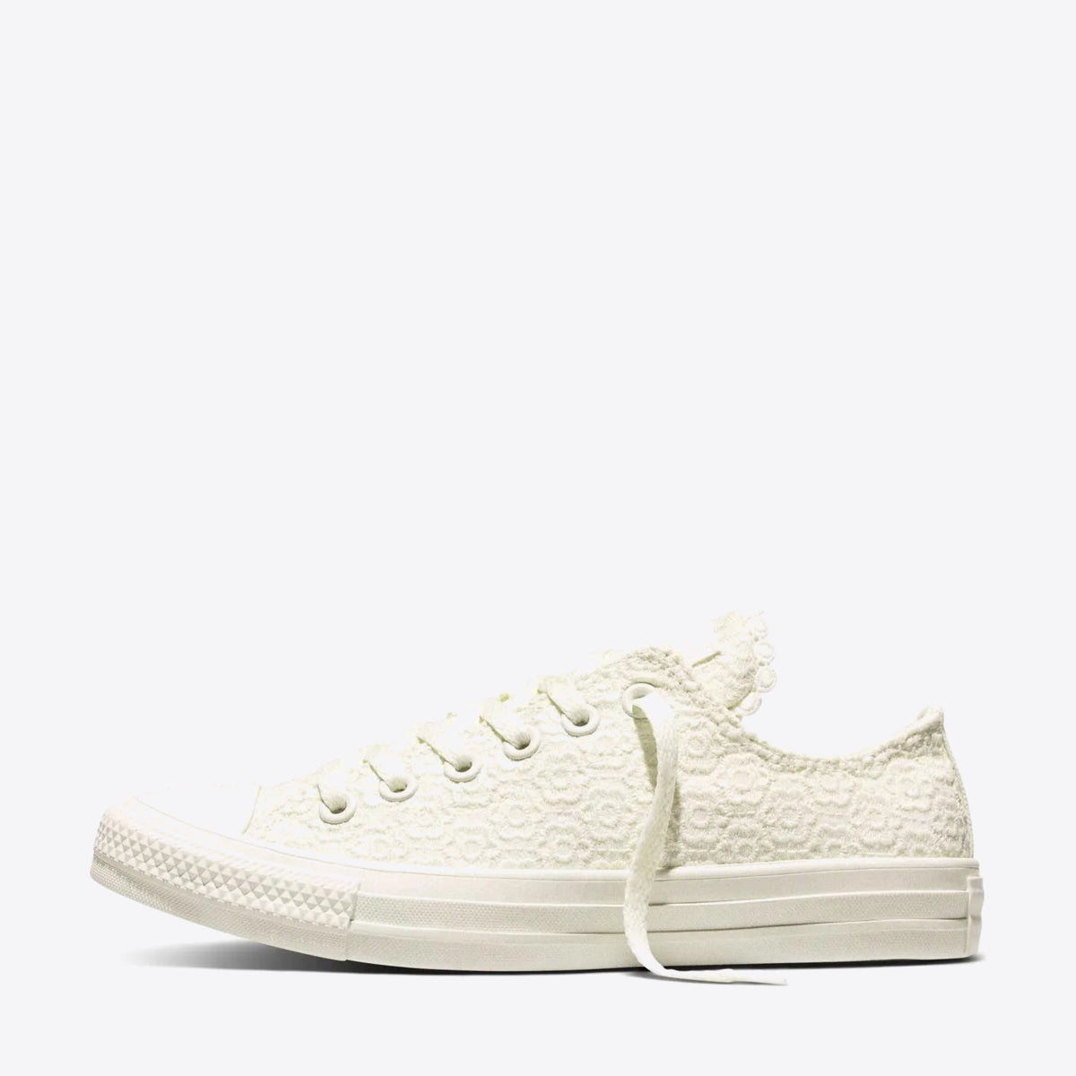 CONVERSE Chuck Taylor Crochet Floral Egret/Vintage White - Image 0