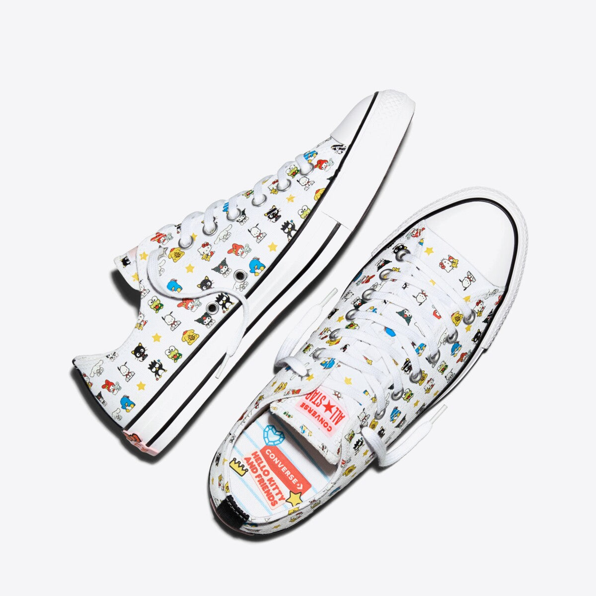 CONVERSE Chuck Taylor Hello Kitty Low White/Black/Pink - Image 0