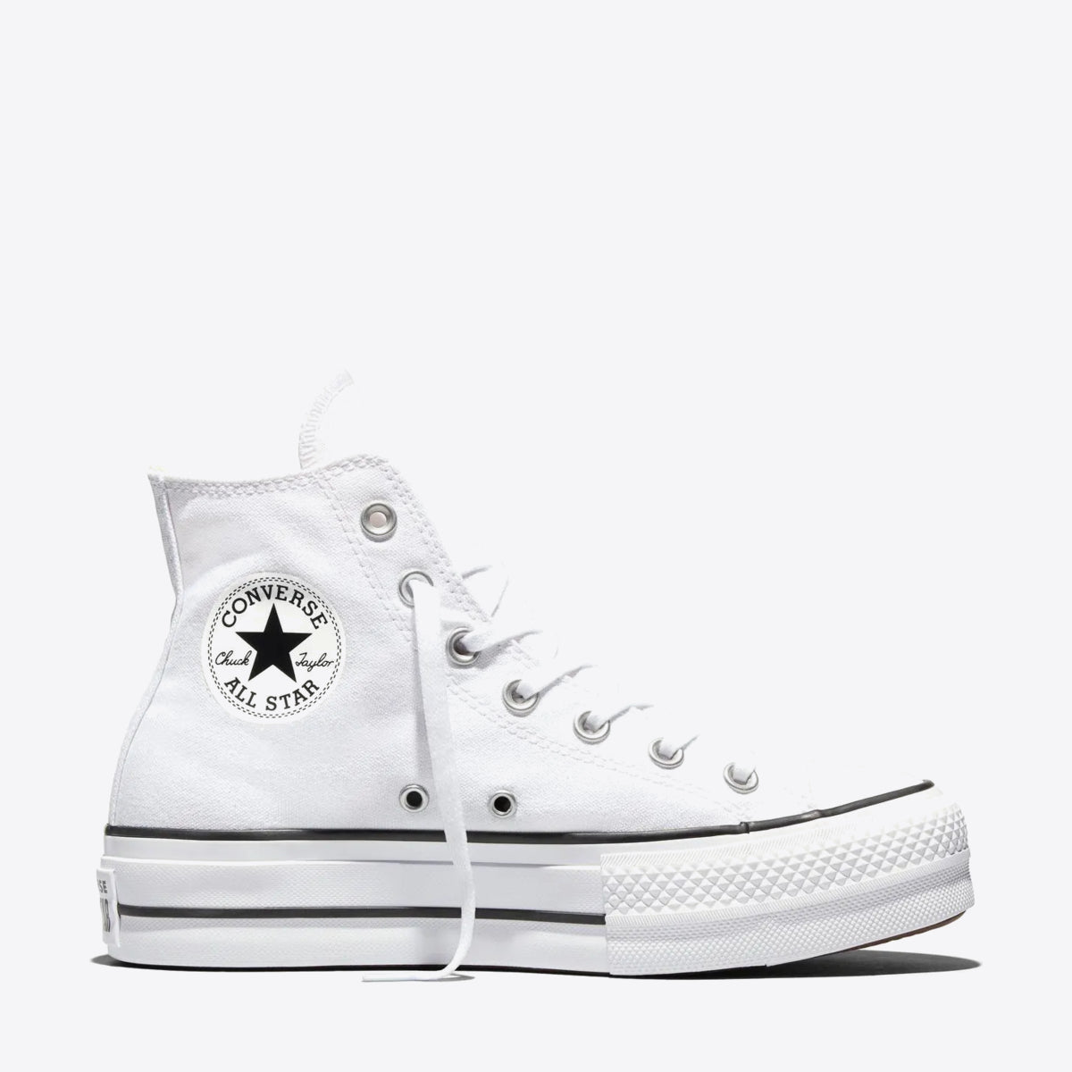 CONVERSE Chuck Taylor Lift Canvas Hi White - Image 0
