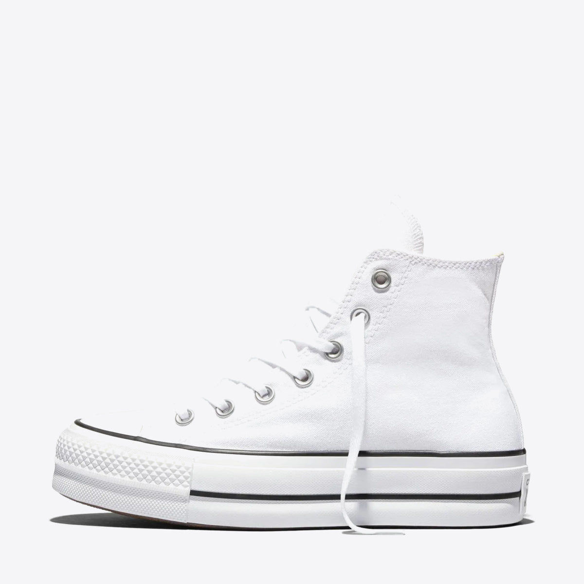 CONVERSE Chuck Taylor Lift Canvas Hi White - Image 0