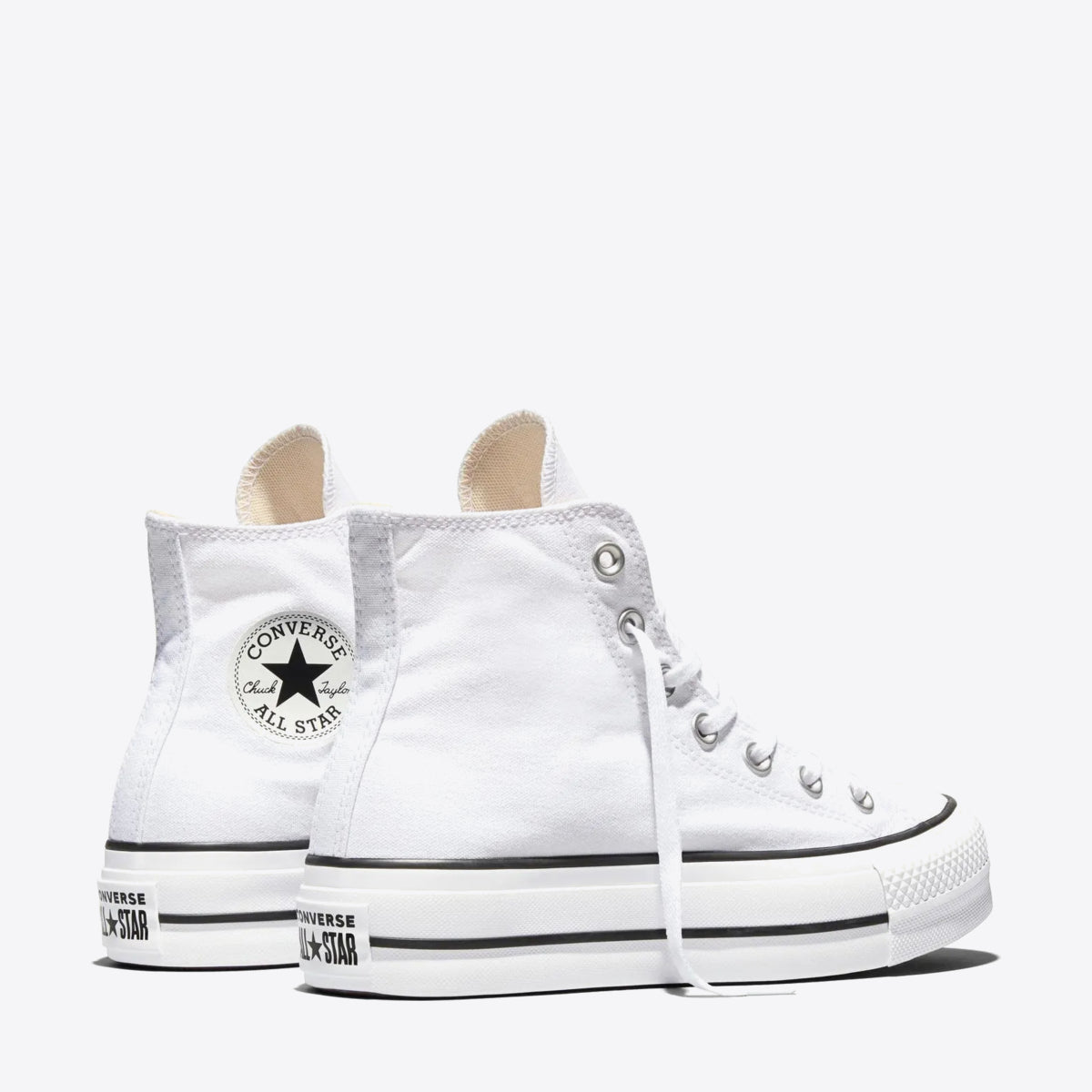 CONVERSE Chuck Taylor Lift Canvas Hi White - Image 0