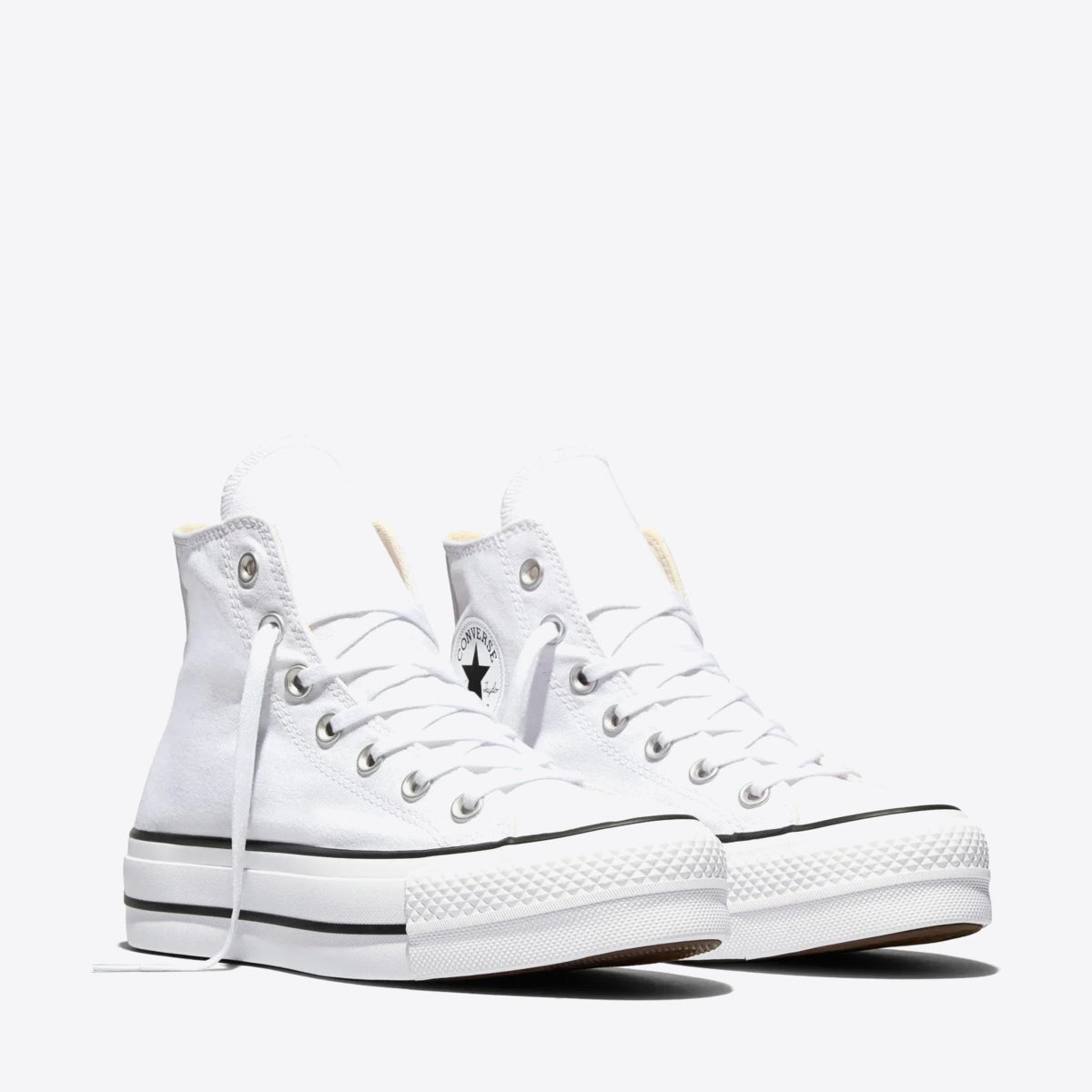 CONVERSE Chuck Taylor Lift Canvas Hi White - Image 0