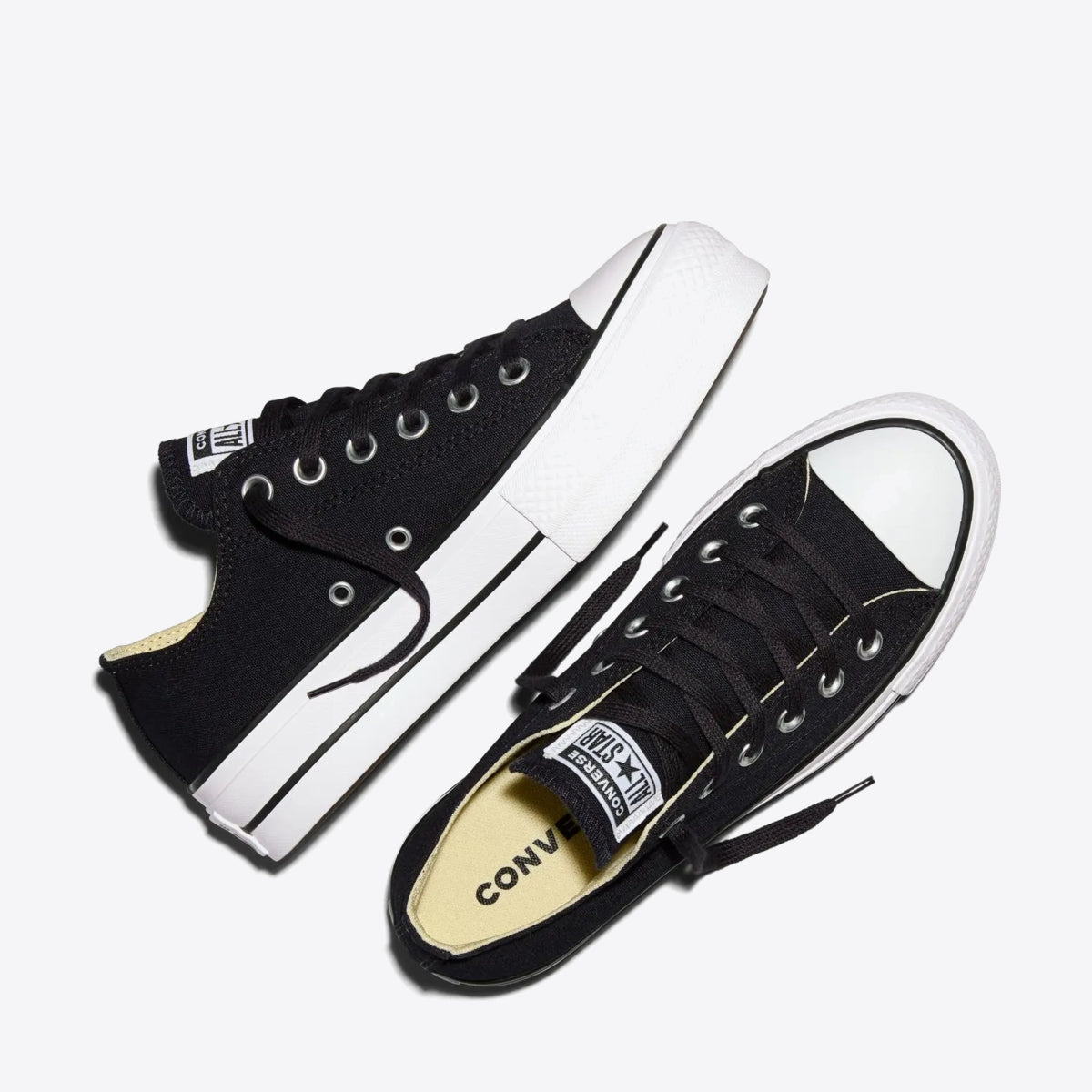 CONVERSE Chuck Taylor Lift Canvas Low Black/White - Image 0