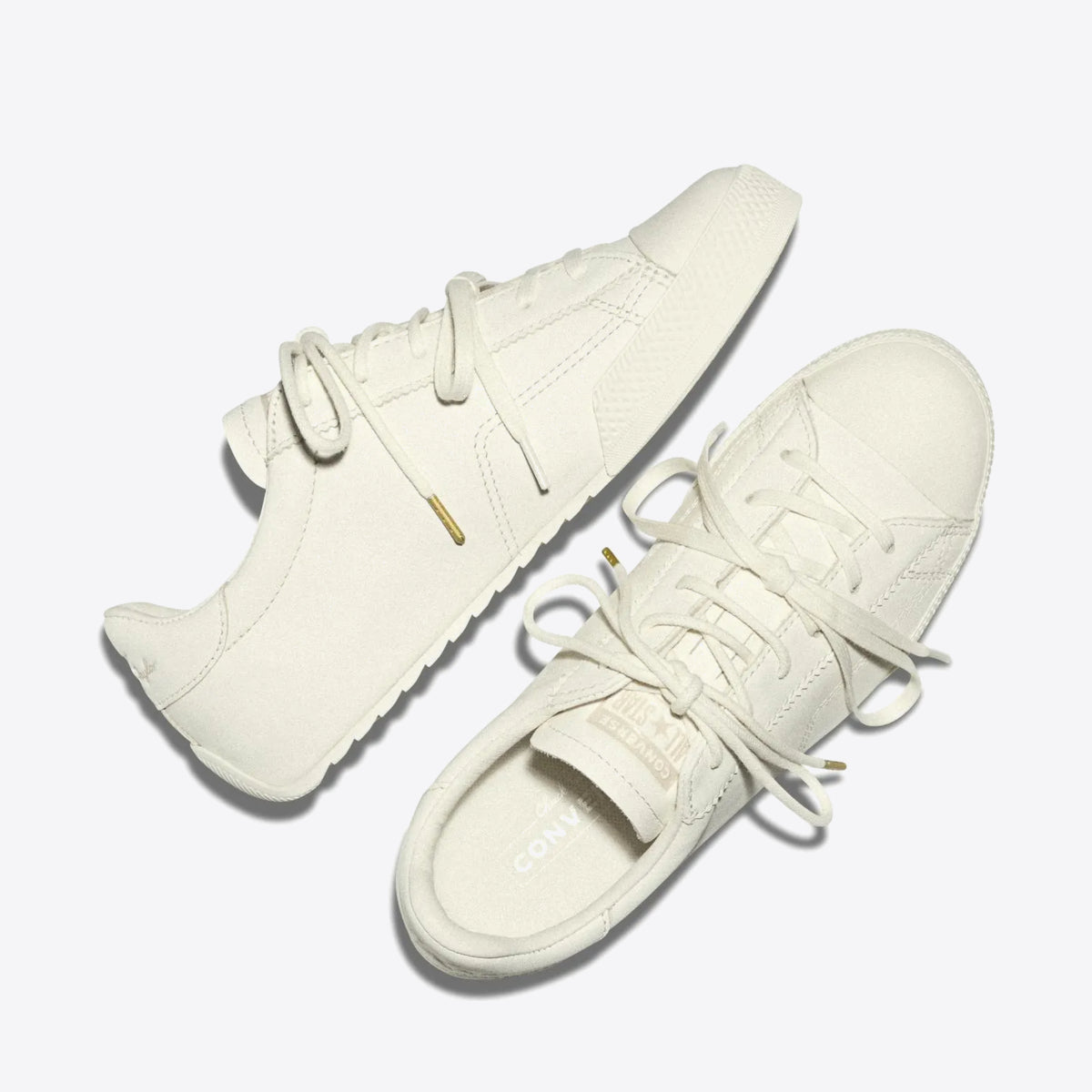 CONVERSE Chuck Taylor Lo Leather Egret/Egret/Light Gold - Image 0