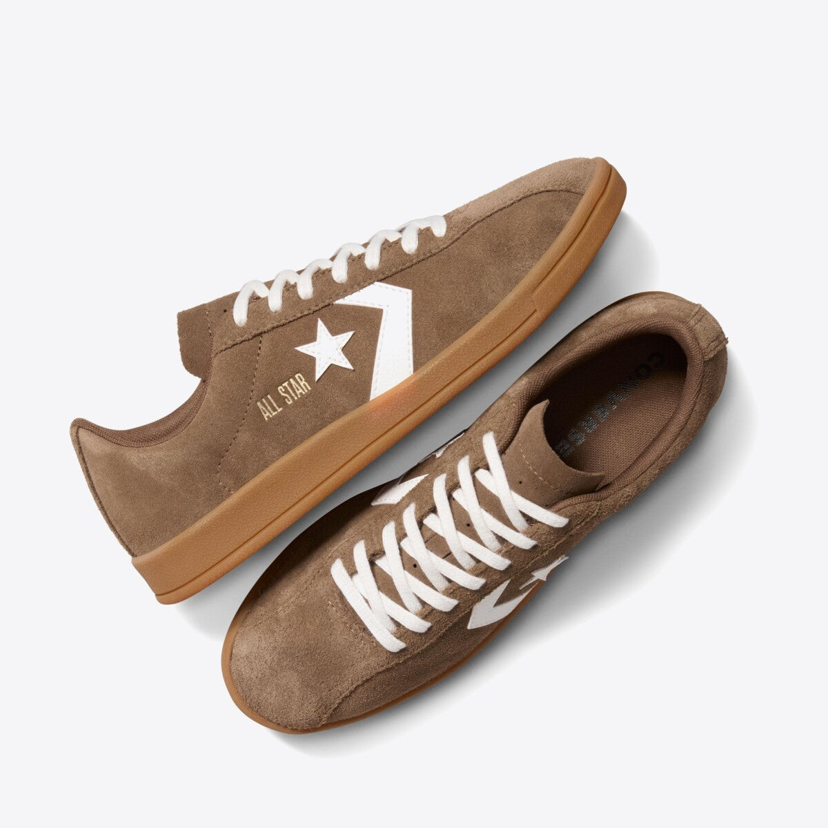 CONVERSE Classic Trainer Suede Low Grounded/Vintage White/Gum - Image 4