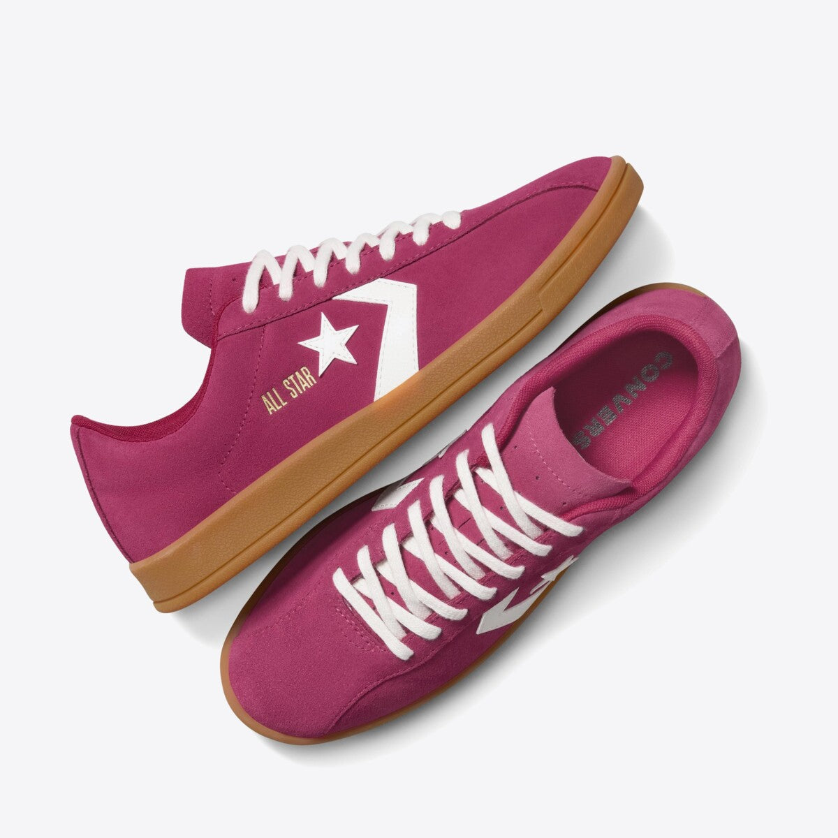 CONVERSE Classic Trainer Suede Low Sporty Berry/Vintage White/Gym - Image 4