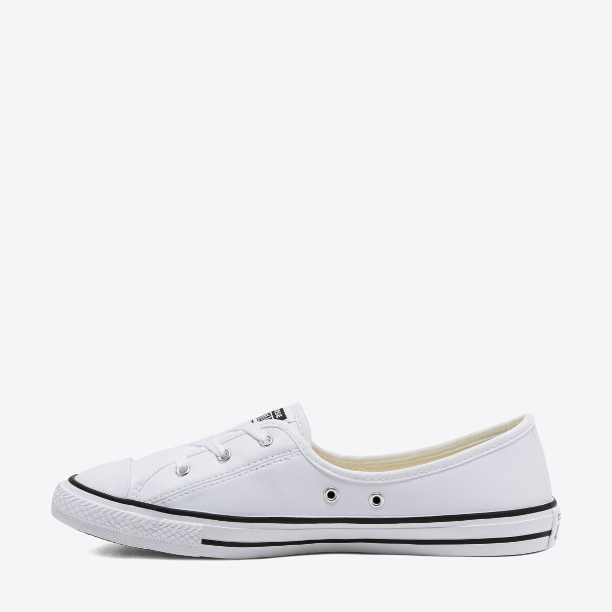 CONVERSE CT Ballet Lace Slip On White/White/Black - Image 0