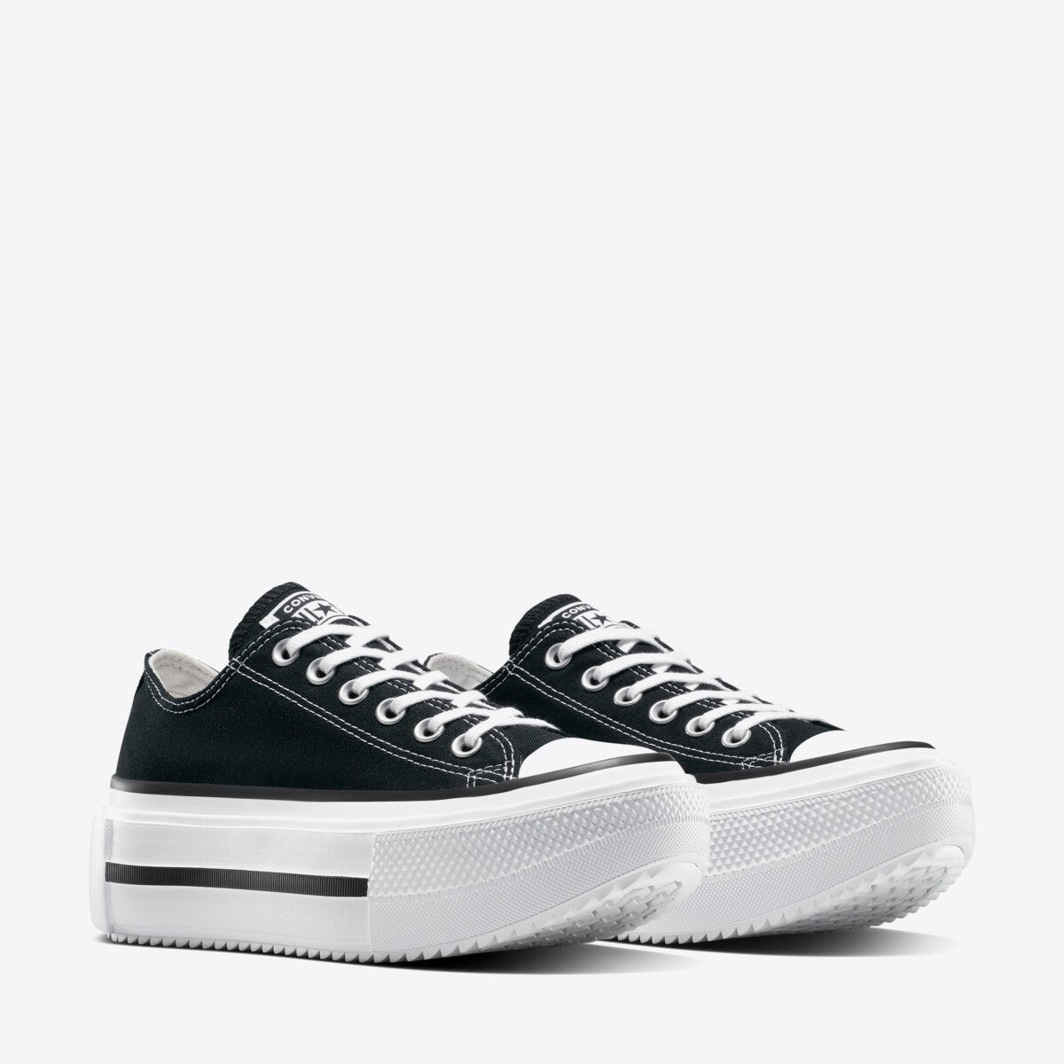 CONVERSE CT Lift Double Stack Low Black/White/Black - Image 5