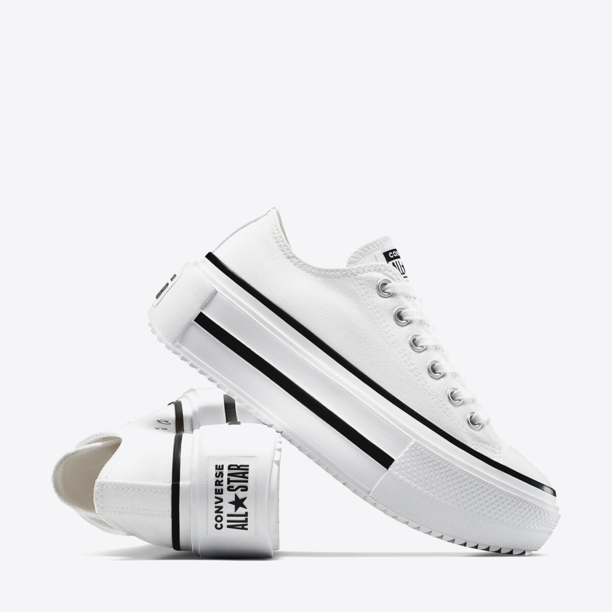 CONVERSE CT Lift Double Stack Low White/Black - Image 0