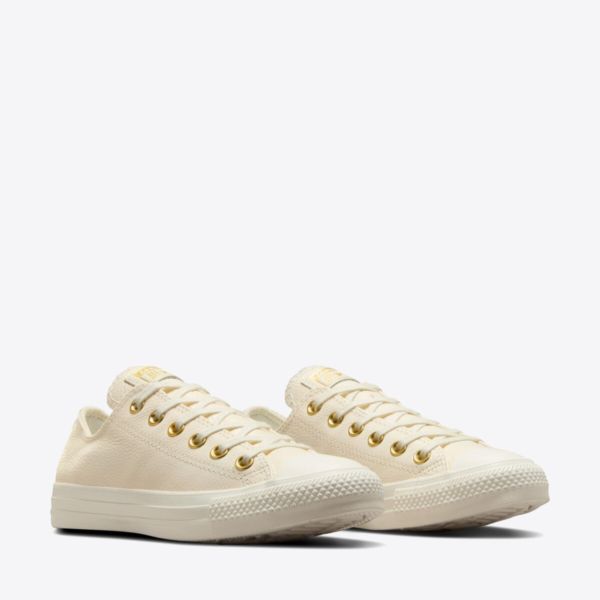 CONVERSE CT Mono Leather Low Egret/Egret/Gold - Image 0