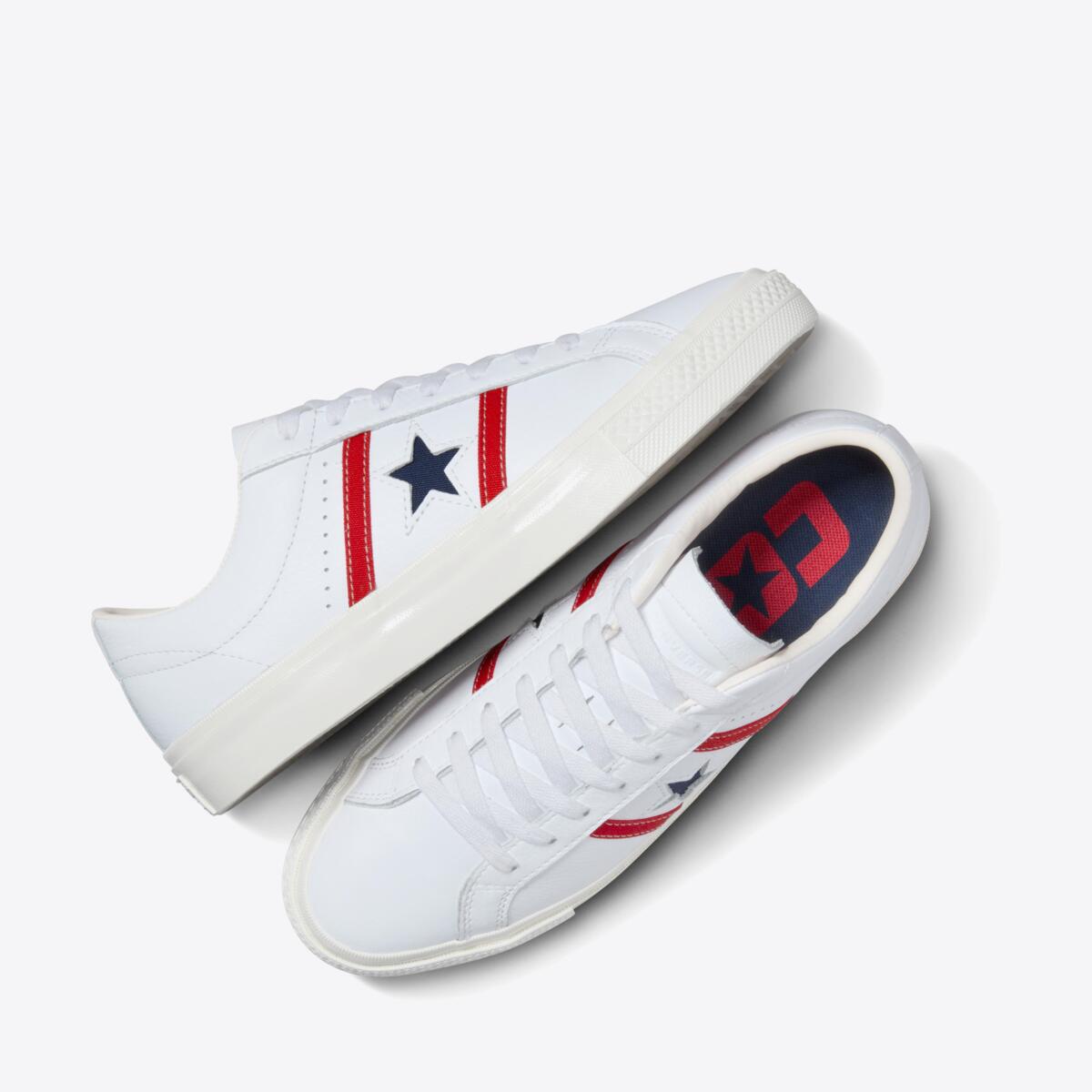 CONVERSE One Star Academy Pro Low White/Red/Blue - Image 4