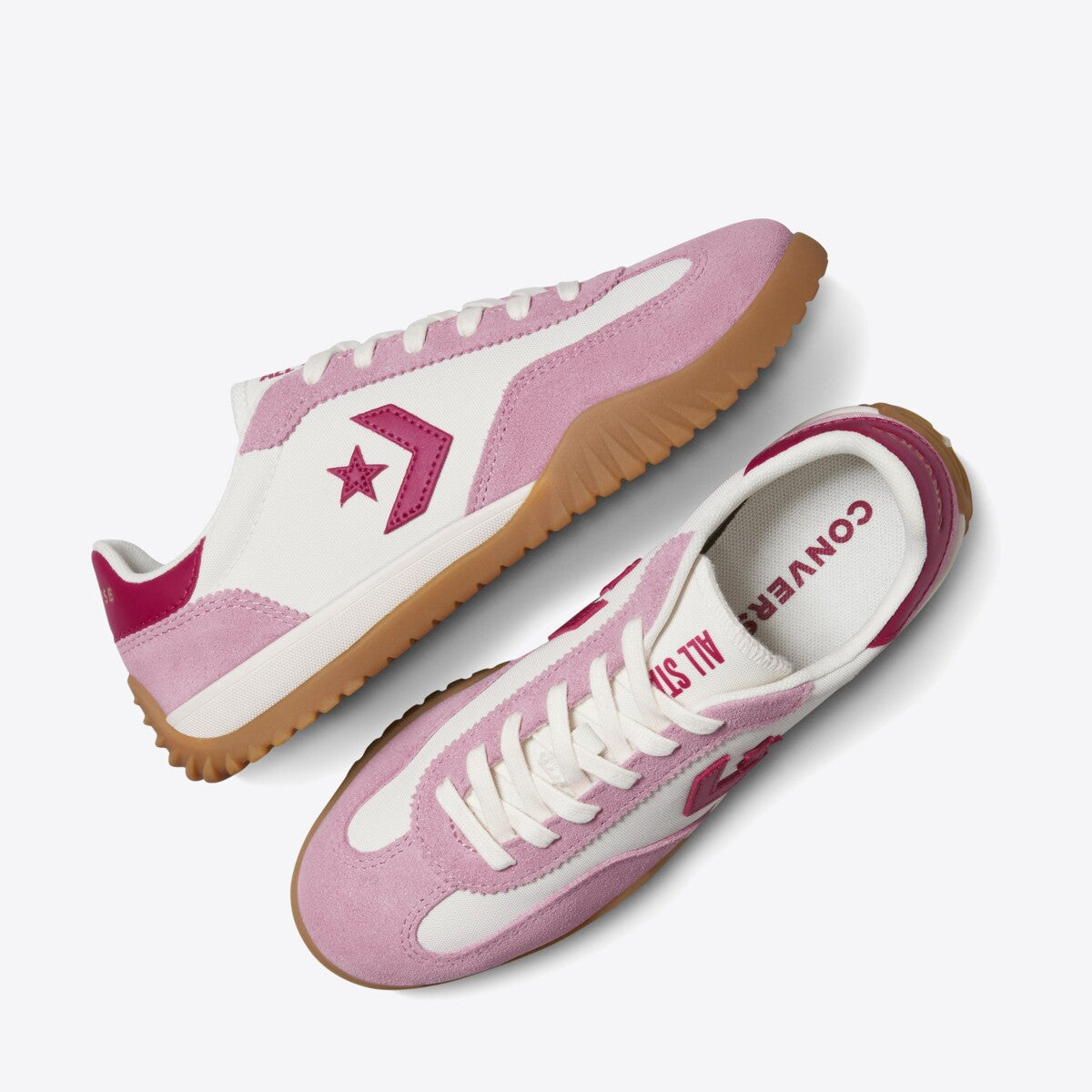 CONVERSE Run Star Trainer Low Cliffside Rose/Egret/Sporty Berry - Image 4