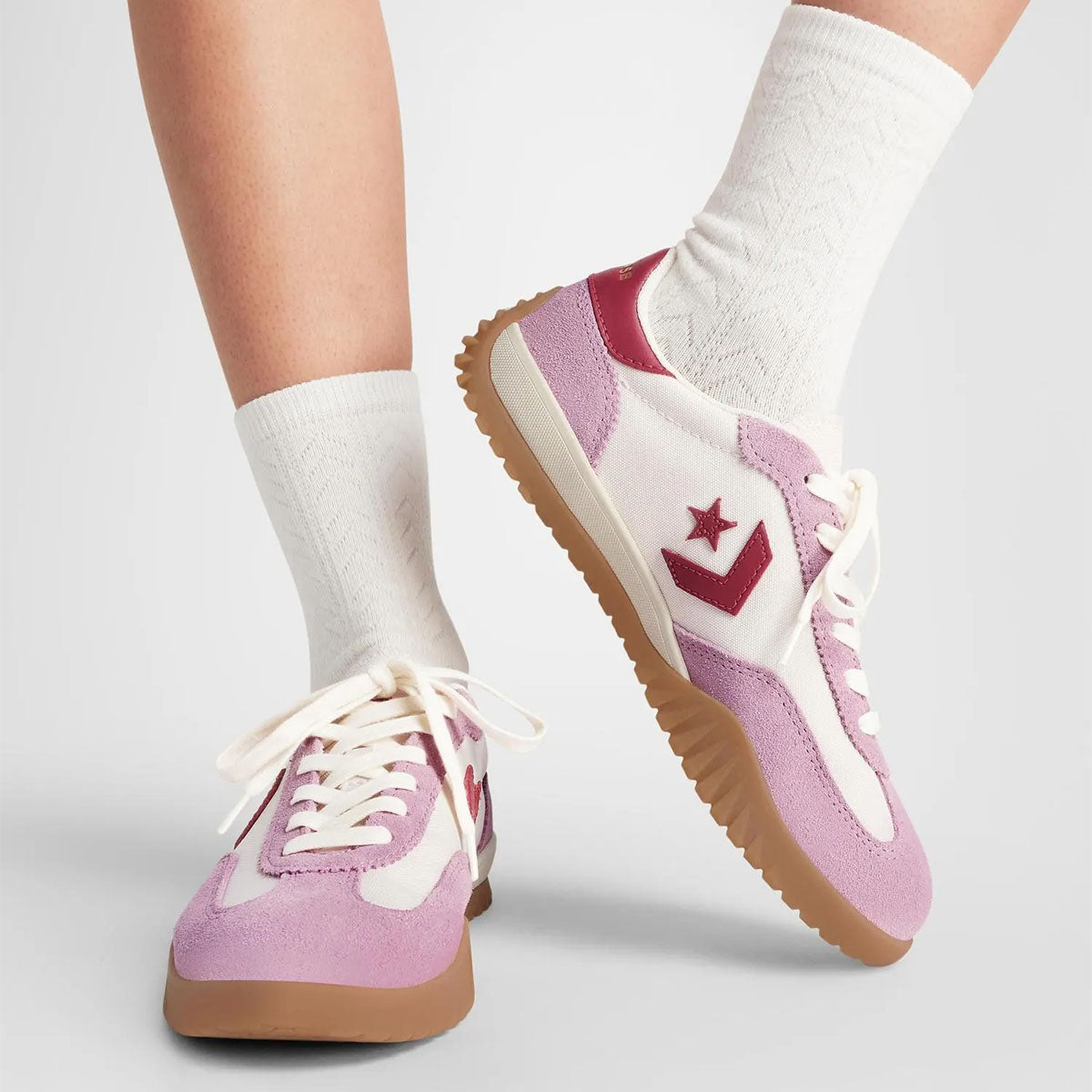 CONVERSE Run Star Trainer Low Cliffside Rose/Egret/Sporty Berry - Image 9