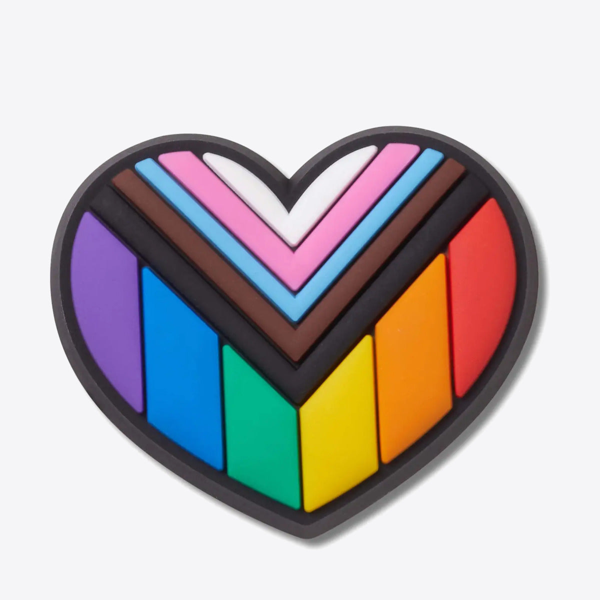 CROCS Jibbitz Pride Inclusion heart Pride Inclusion heart - Image 1