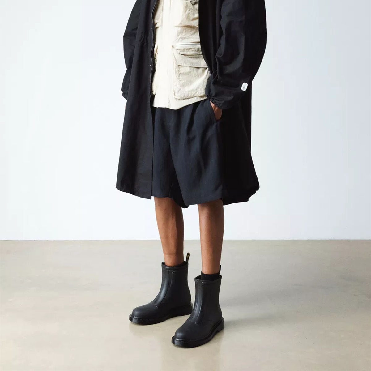 DR MARTENS 1460 Sub Max Pull On PVC Rain Boot Black - Image 0