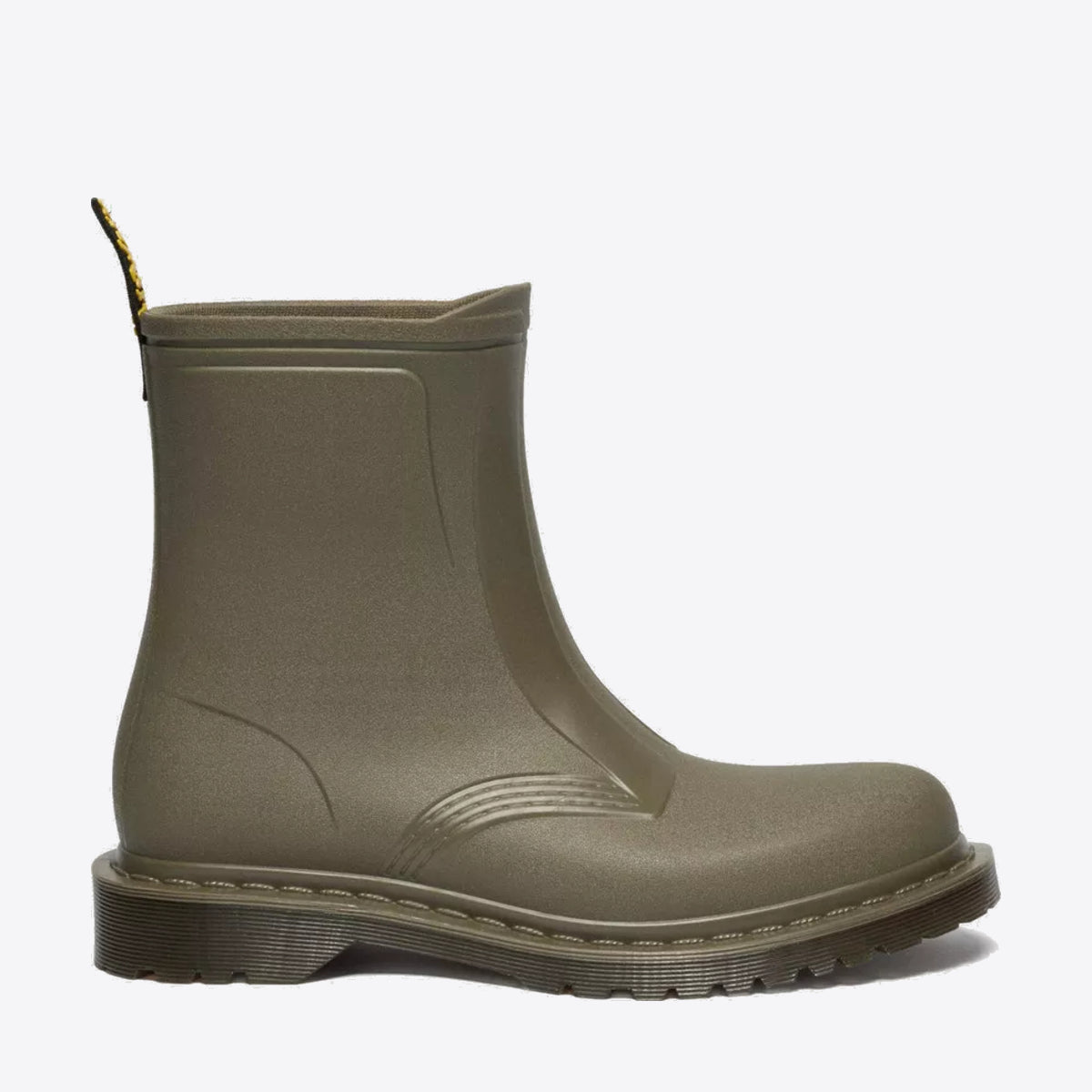 DR MARTENS 1460 Sub Max Pull On PVC Rain Boot Olive - Image 1