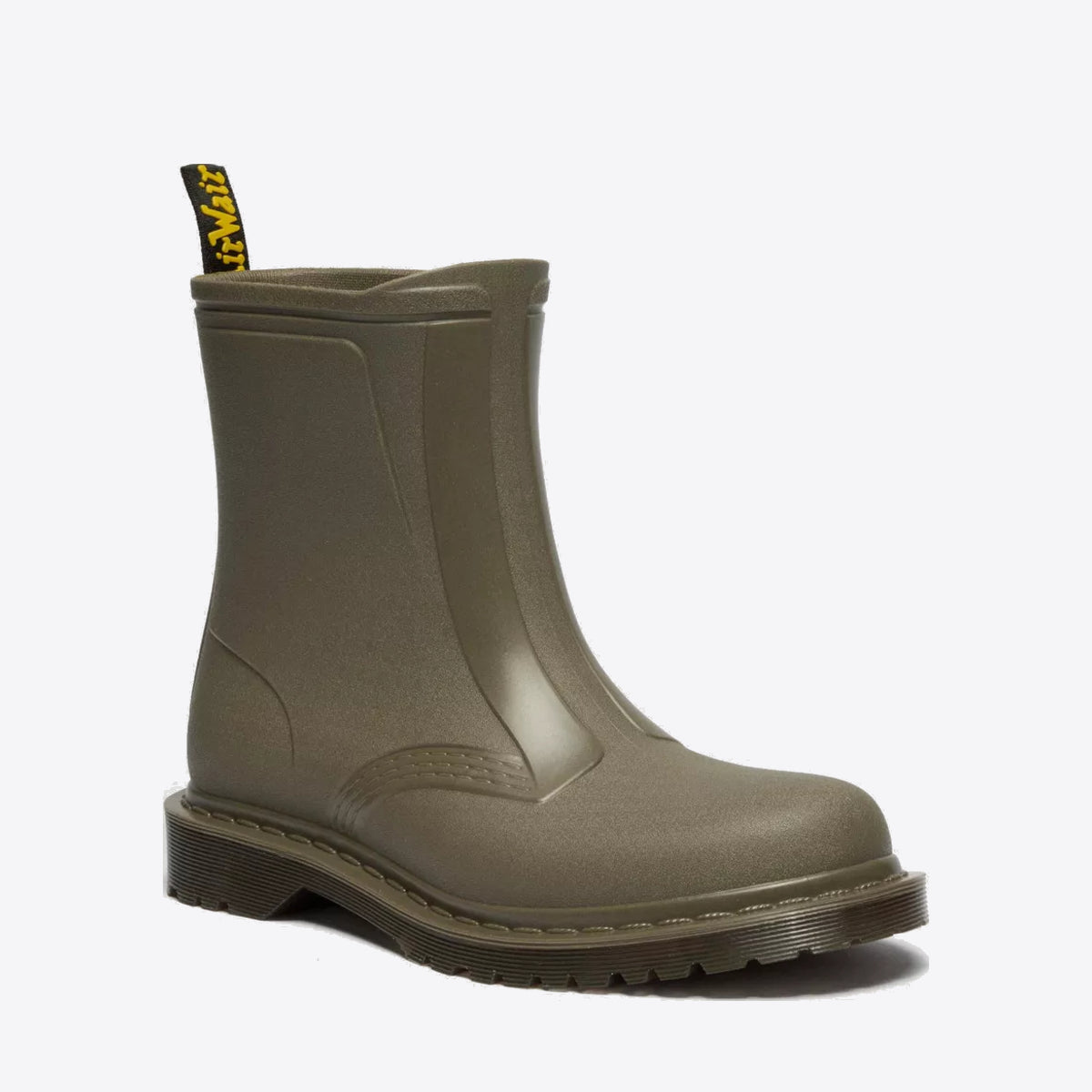 DR MARTENS 1460 Sub Max Pull On PVC Rain Boot Olive - Image 4