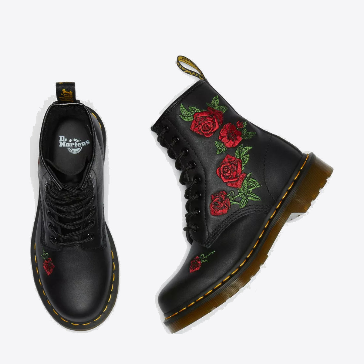 DR MARTENS 1460 Vonda Embroided Boot Black - Image 0