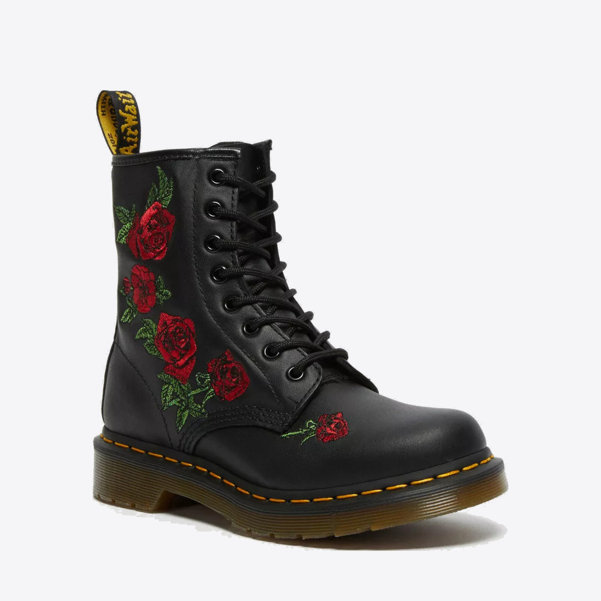 DR MARTENS 1460 Vonda Embroided Boot Black - Image 0