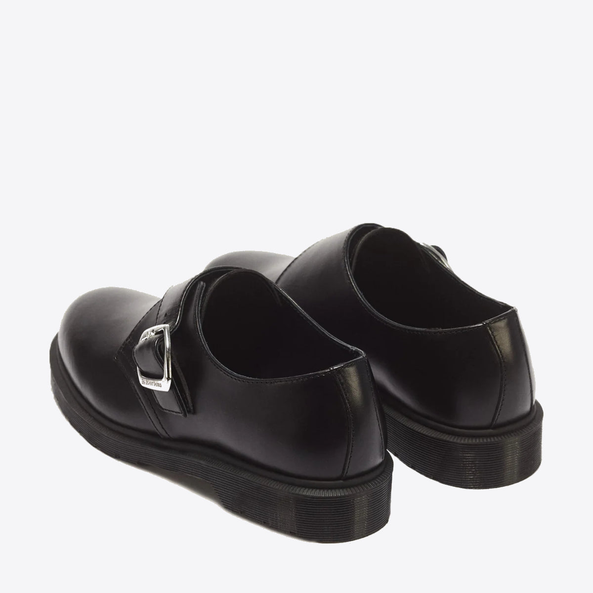 DR MARTENS 1461 Buckle Monk Shoe Black Analine - Image 0