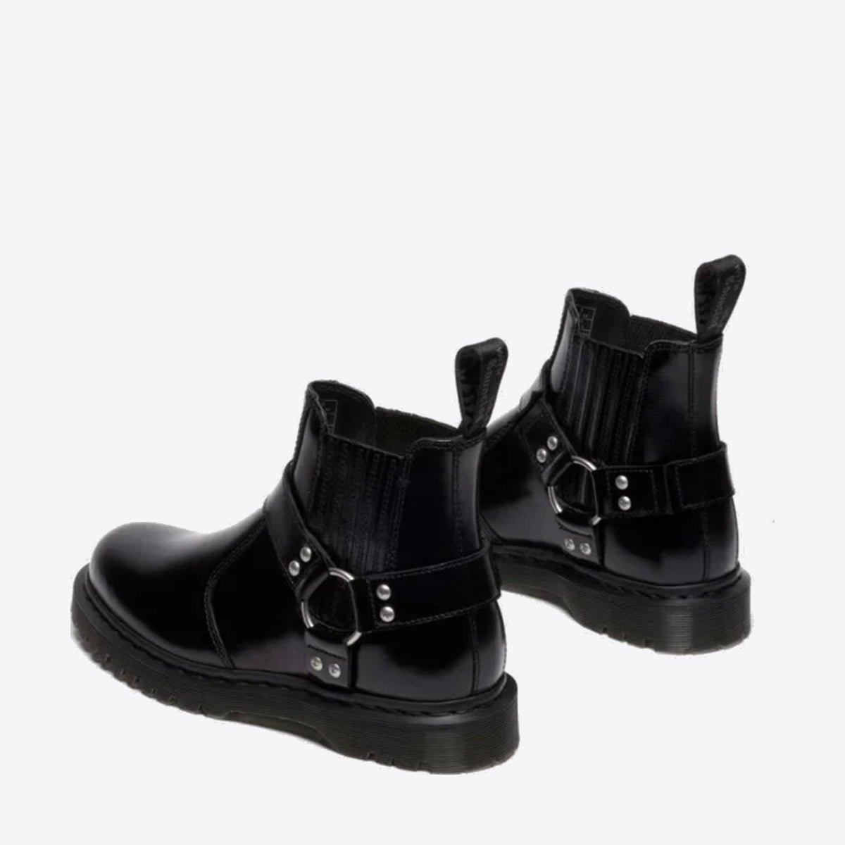 DR MARTENS 2976 Harness Chelsea Boot Black Analine - Image 2
