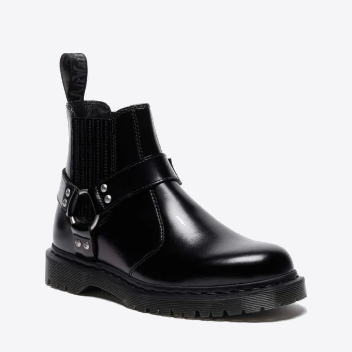 DR MARTENS 2976 Harness Chelsea Boot Black Analine - Image 6