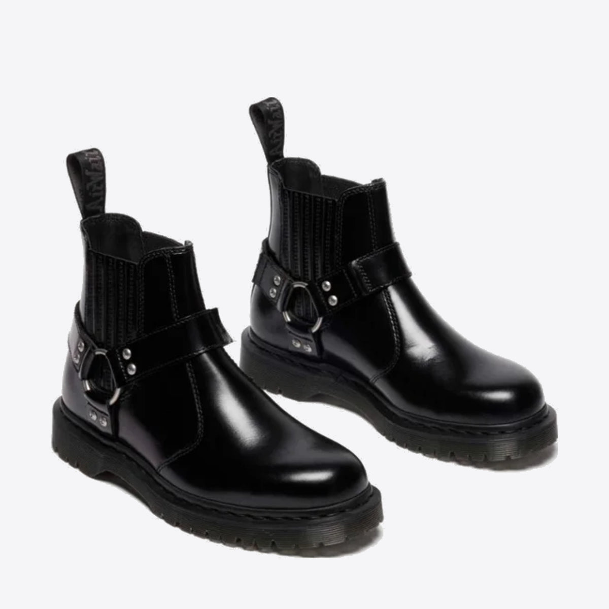 DR MARTENS 2976 Harness Chelsea Boot Black Analine - Image 7